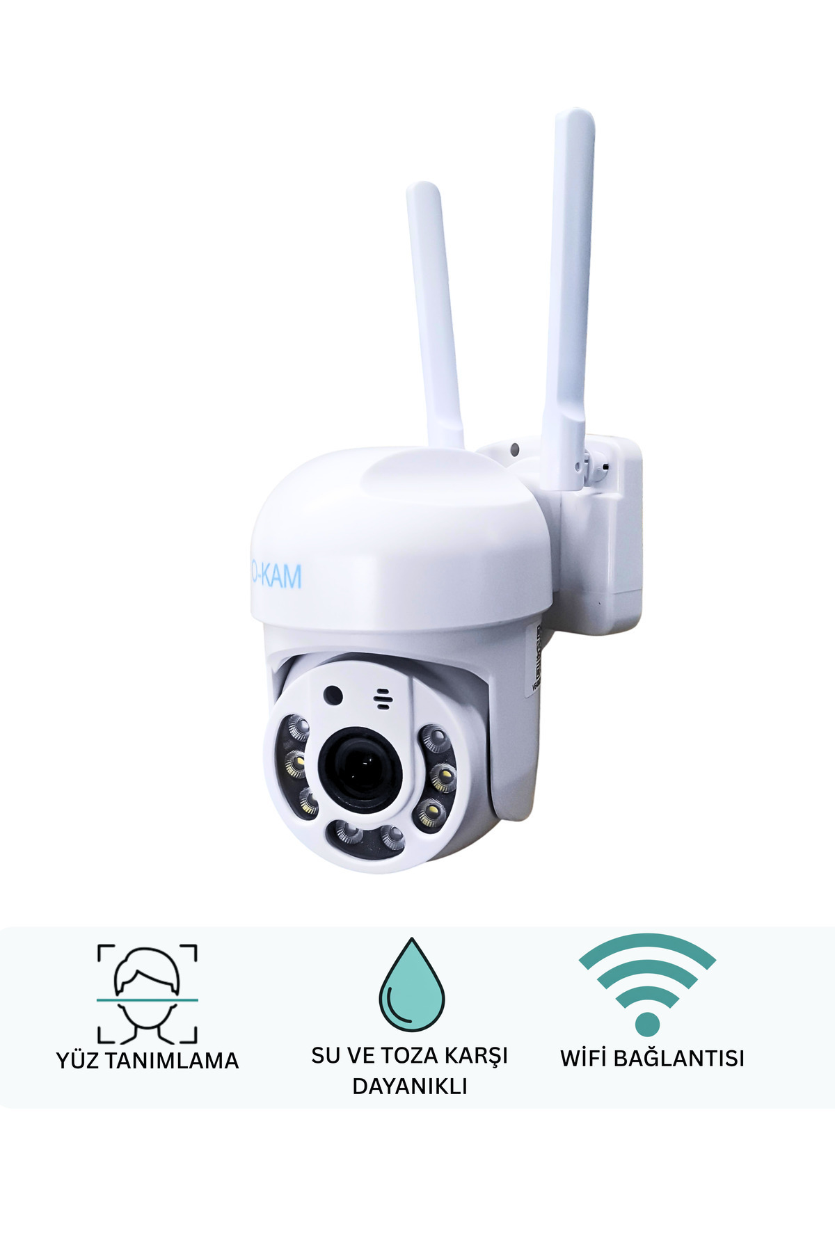 O-KAM 3012 SMART WIFI 3MP+3MP CAMERA ALERT PTZ Görsel 2