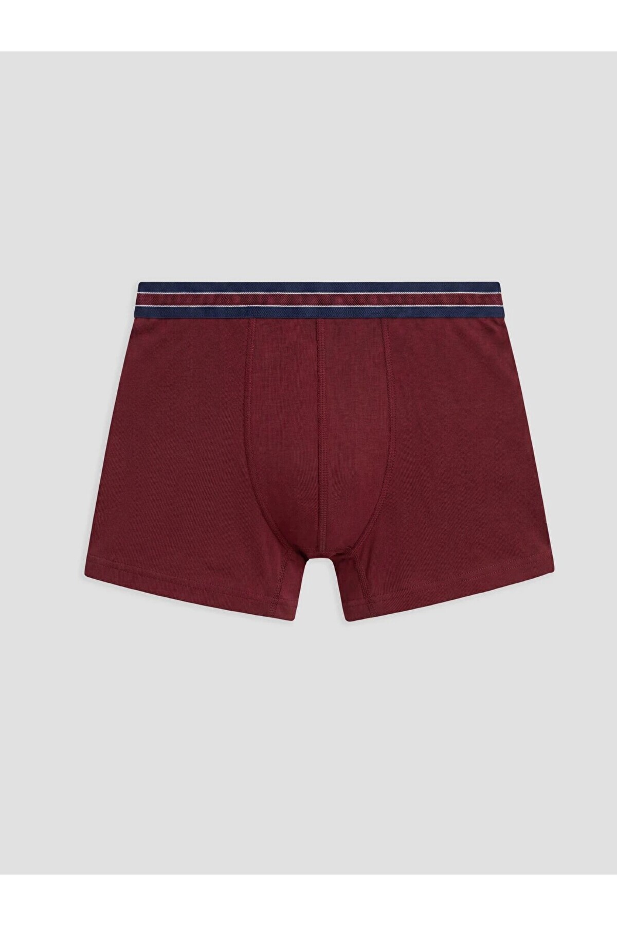 LC Waikiki Bordo Pamuklu Esnek Erkek Boxer 5'li görsel 3