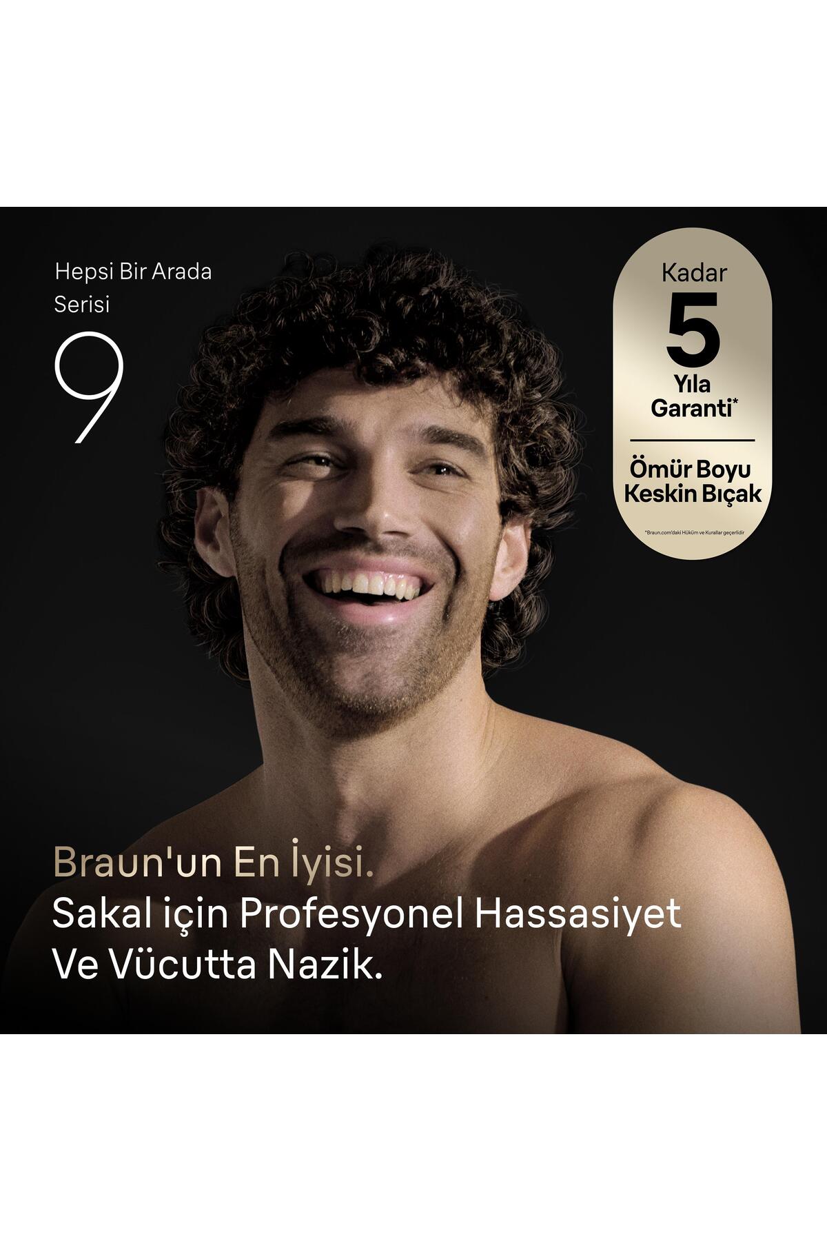 Hepsi Bir Arada Series 9, 23’ü 1 arada Tıraş Kiti, ProBlade, BodyGentle Modu, AIO9520 — مشکی 80886386 — تصویر 2 از 8