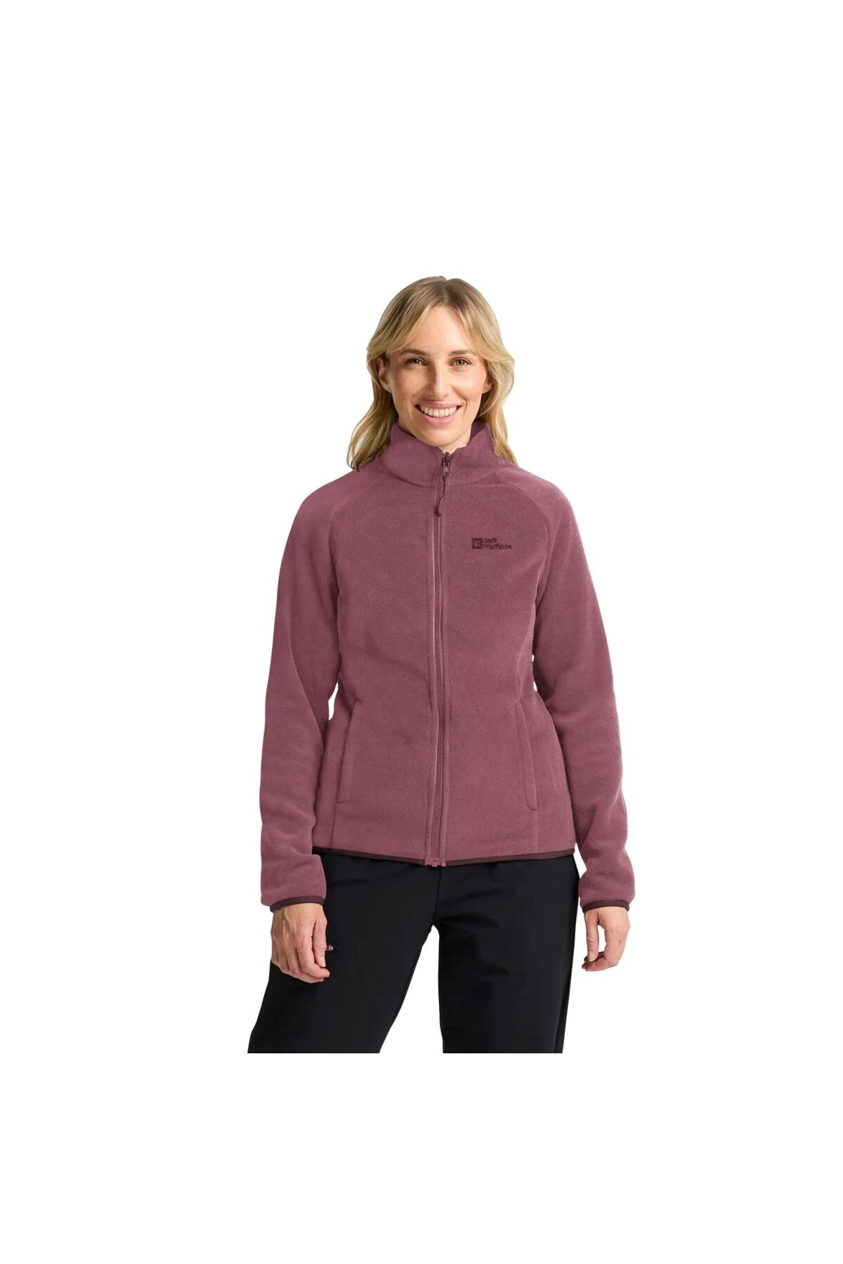Jack Wolfskin Moonrise 3in1 Kadın Mor Outdoor Ceketi KADIN OUTDOOR CEKETİ görsel 3