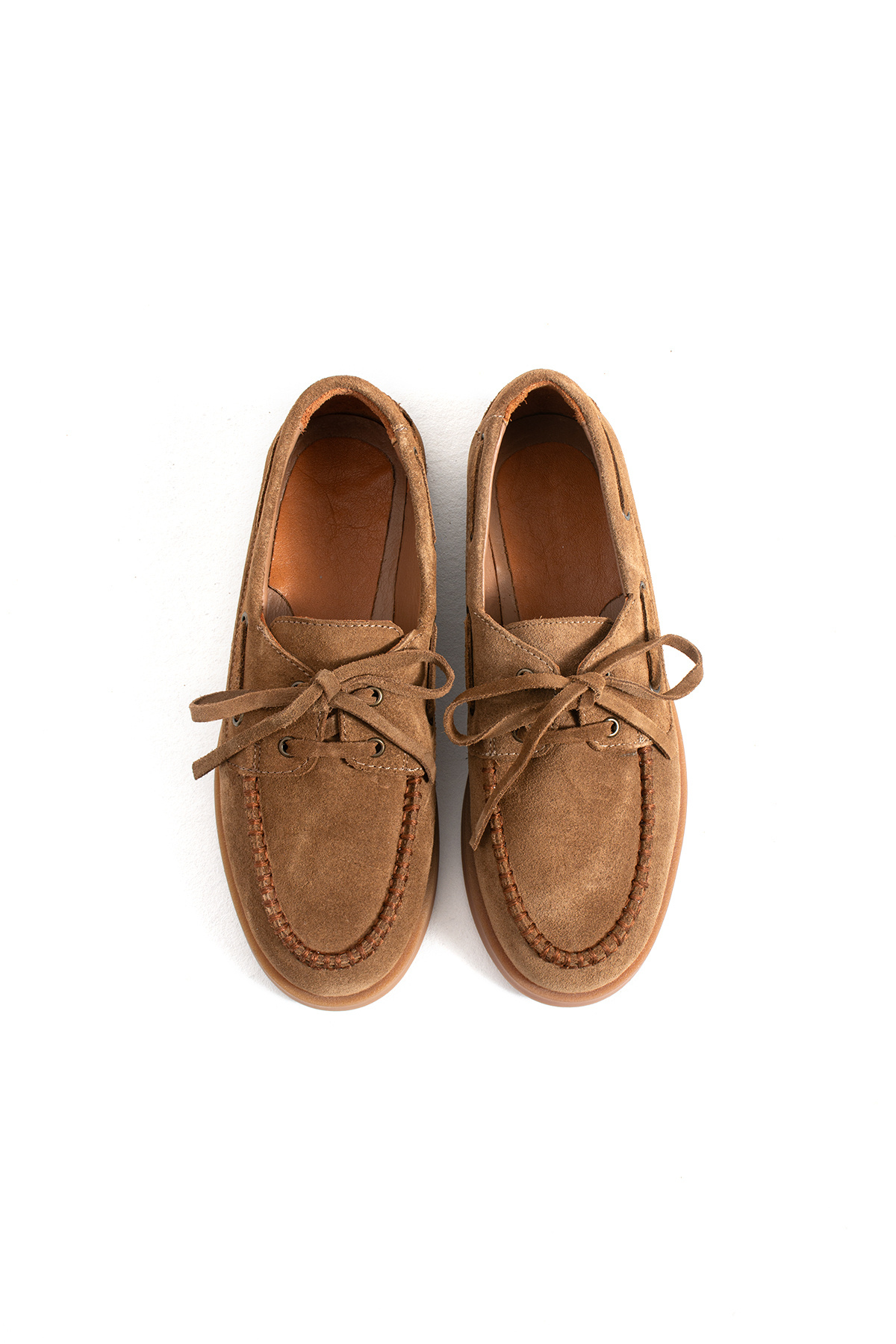 BELİSSA AYAKKABI Kadın Süet Bağcıklı Casual Loafer Ayakkabı görsel 2
