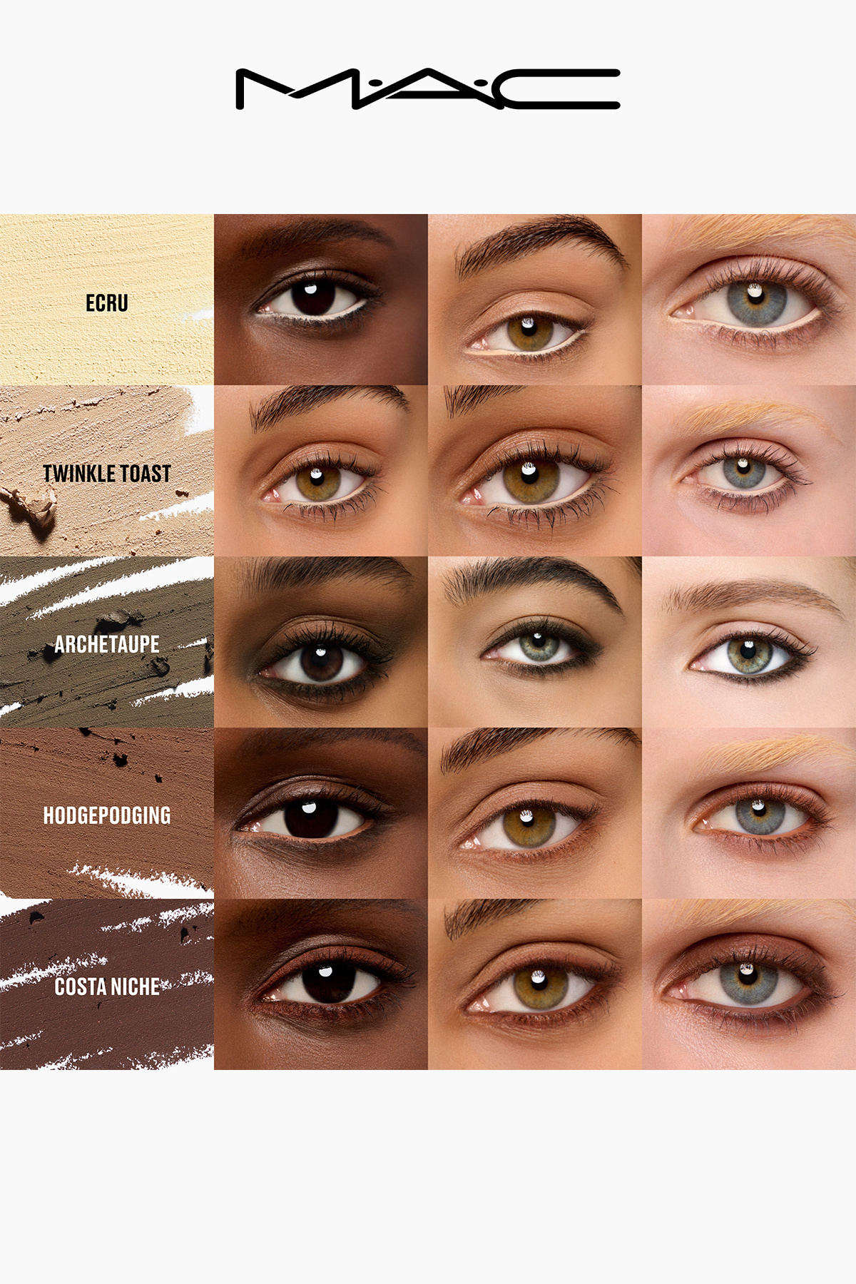M·A·C Kajal Excess Longwear Smoky Eye Liner Uzun Süre Kalıcı Dumanlı Kajal Göz Kalemi - Costa Niche — مشکی 147380 — تصویر 3 از 6
