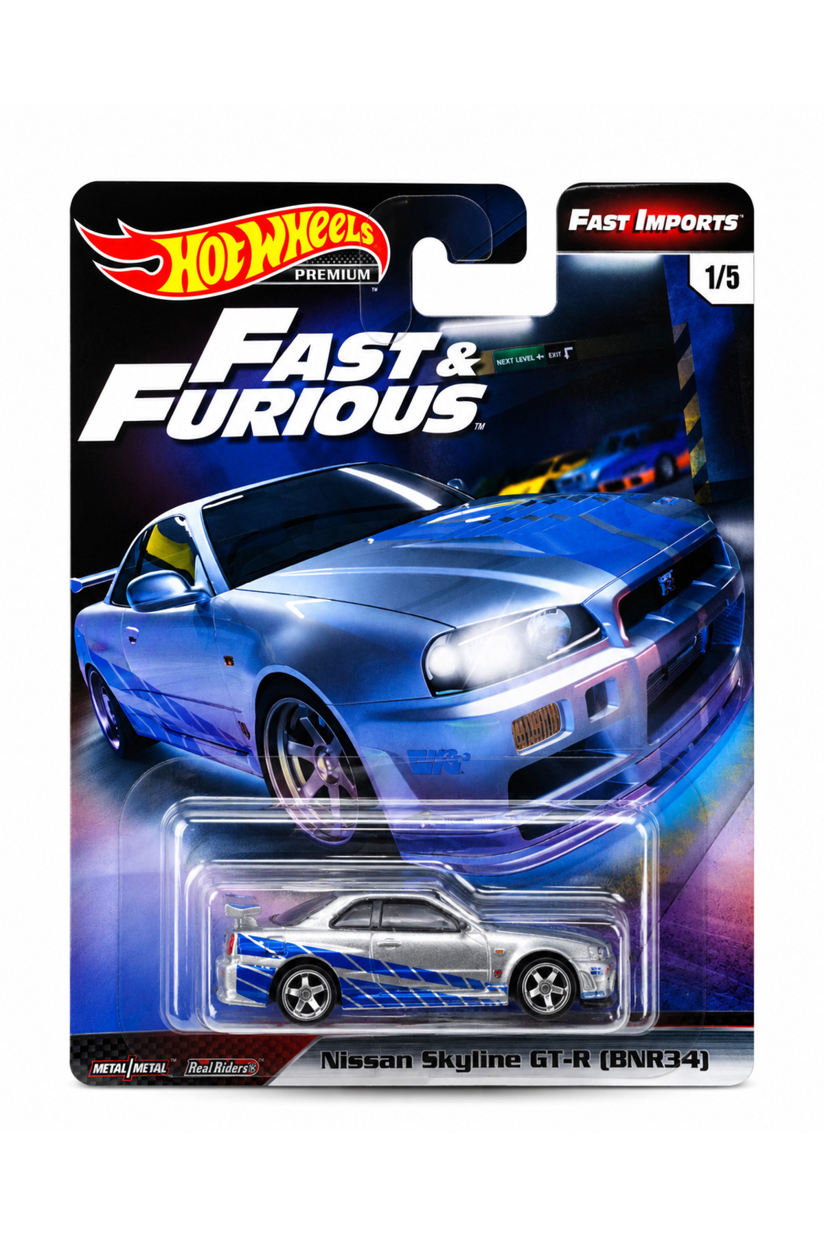 HOT WHEELS Nissan Skyline GT-R BNR34 1/5 Metal Model Araç - Fiyatı