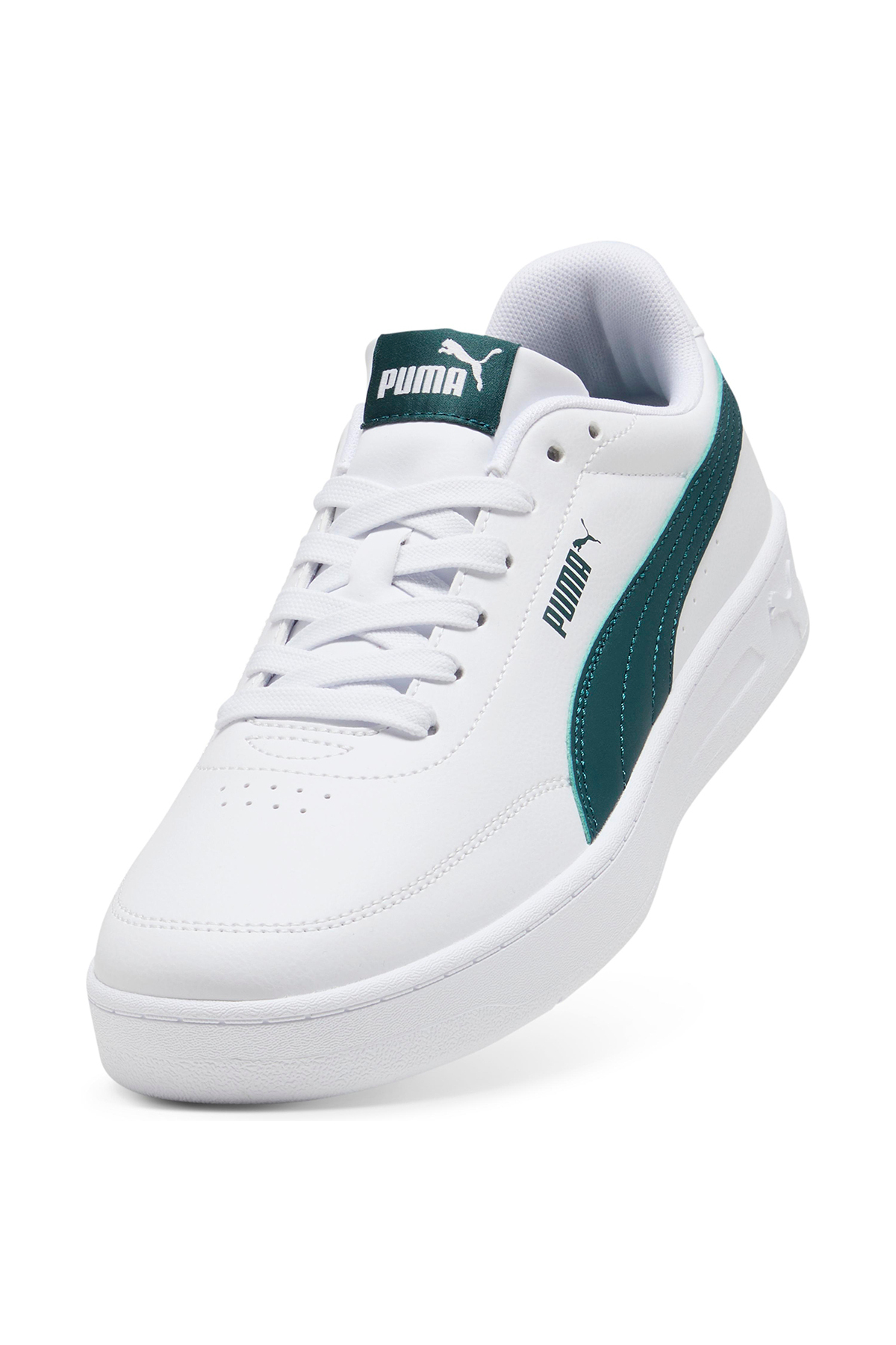 Puma Court Classic Clean Kadın Beyaz Sneaker Ayakkabı 40222324 görsel 4