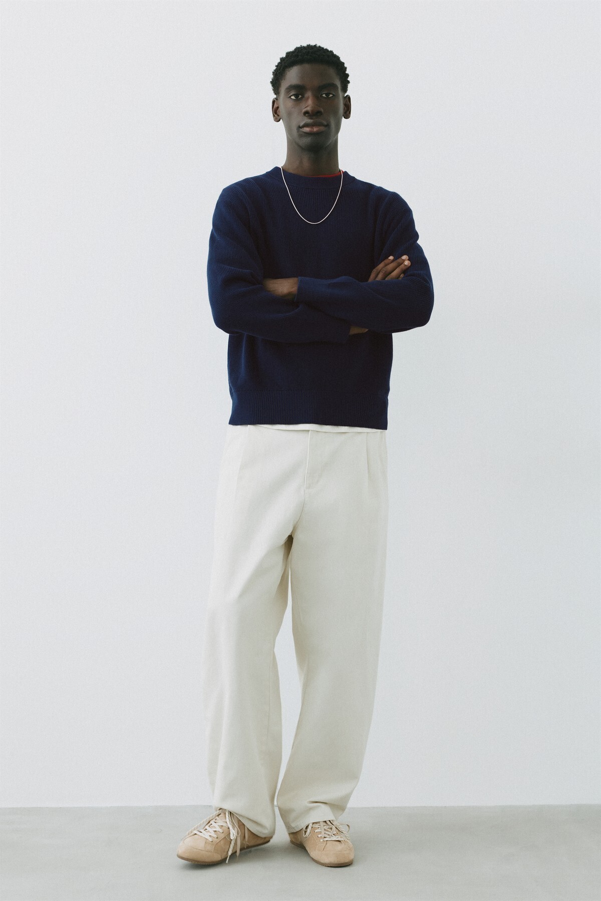 Pull & Bear Basic kazak görsel 2