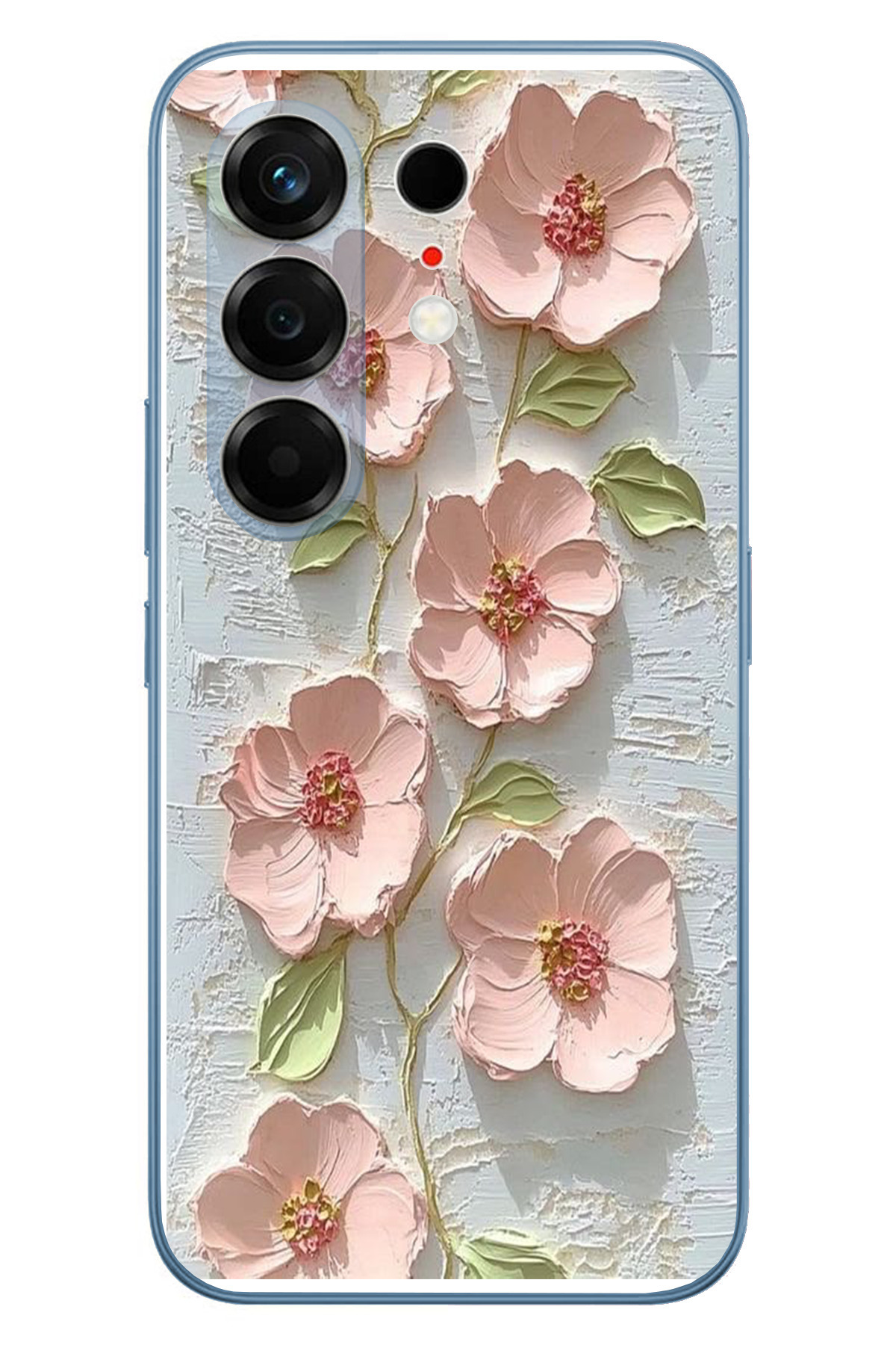 Tecno Camon 50 Ultra Uyumlu Gül Kurusu Baskılı Silikon Kılıf