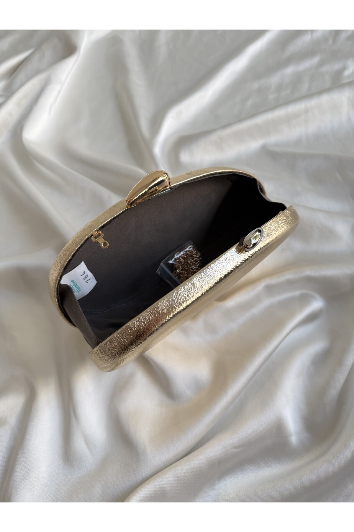 Mia Collection Odessa Abiye Çanta , Düğün Çantası , Nişan Çantası Gold görsel 4