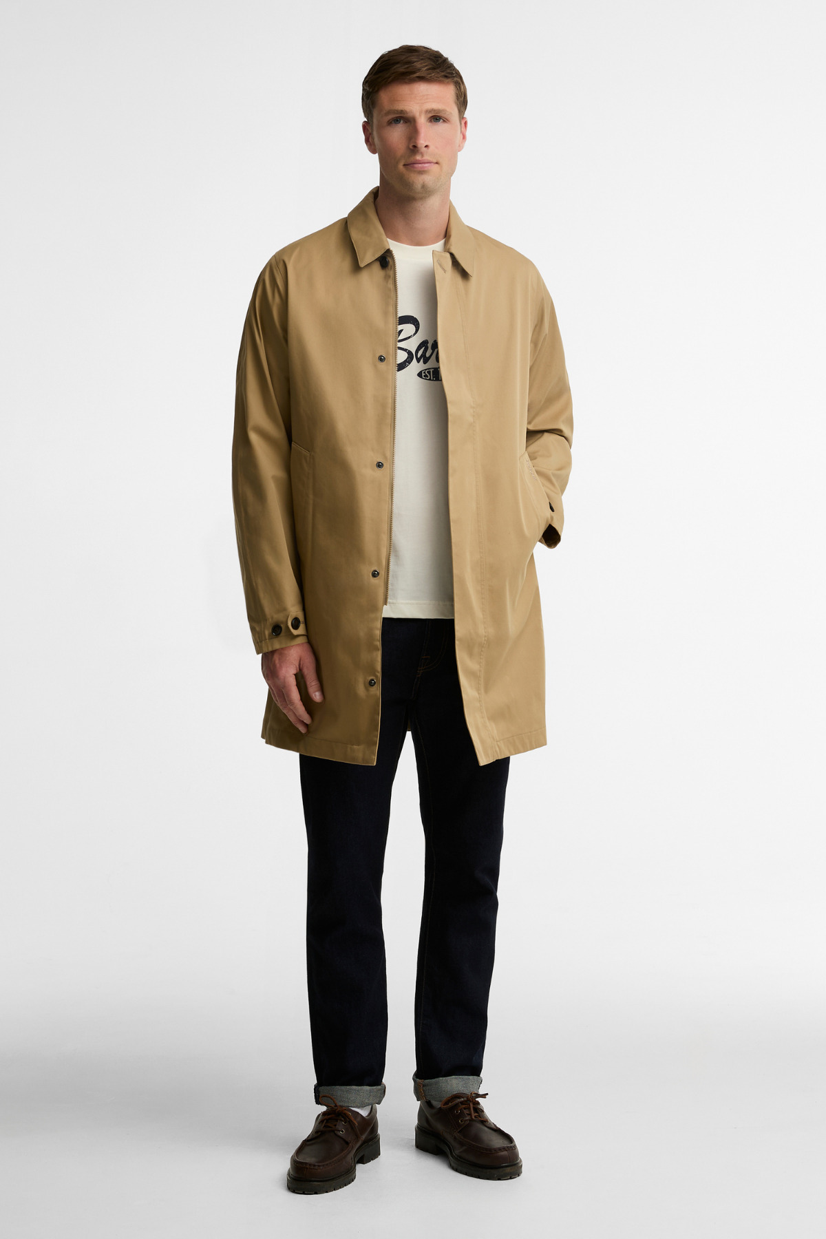 ژاکت ضد آب Lorig Mac BE52 Trench — قهوه‌ای MWB1145-1052 — تصویر 3 از 7
