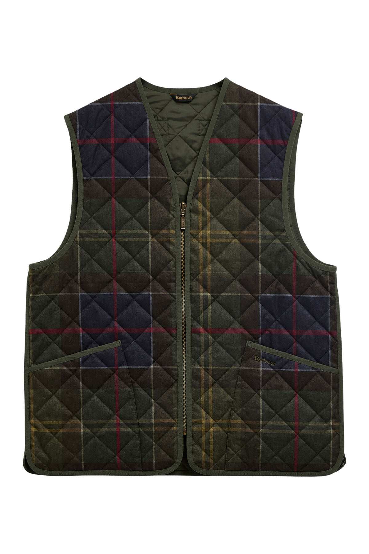 Barbour Icons Tartan Kapitone İç Yelek TN14 Classic Tartan görsel 2