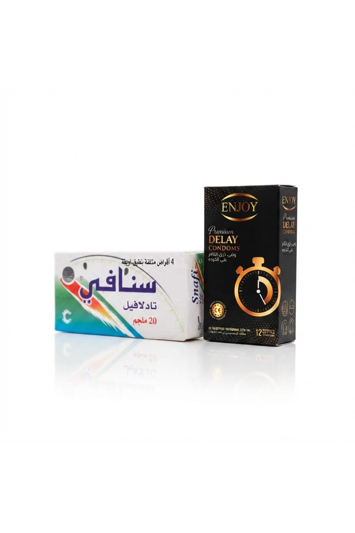 إنجوي بريميوم ديلاي 12 قطعة + سنافي 20ملج 4 أقراص