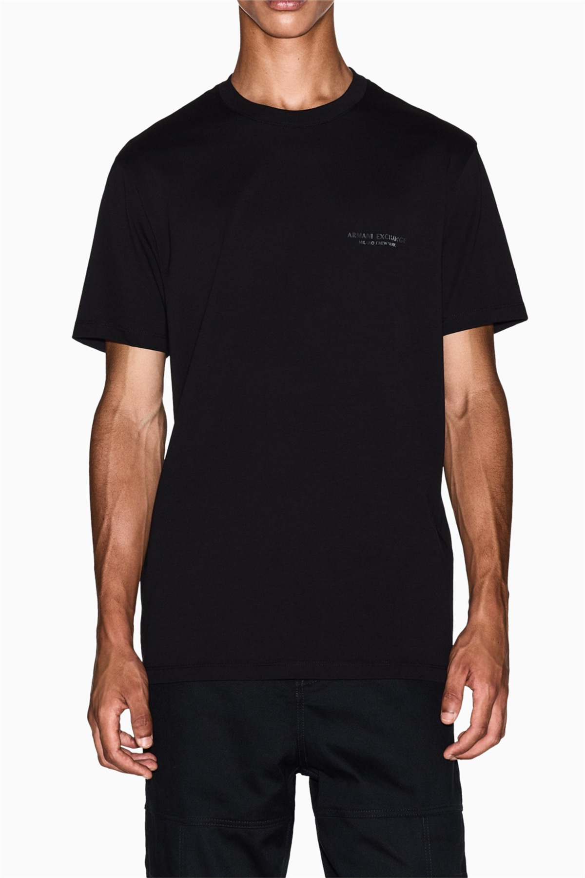 تی‌شرت یقه گرد مردانه مشکی آرمانی اکسچنج تی شرت Armani Exchange