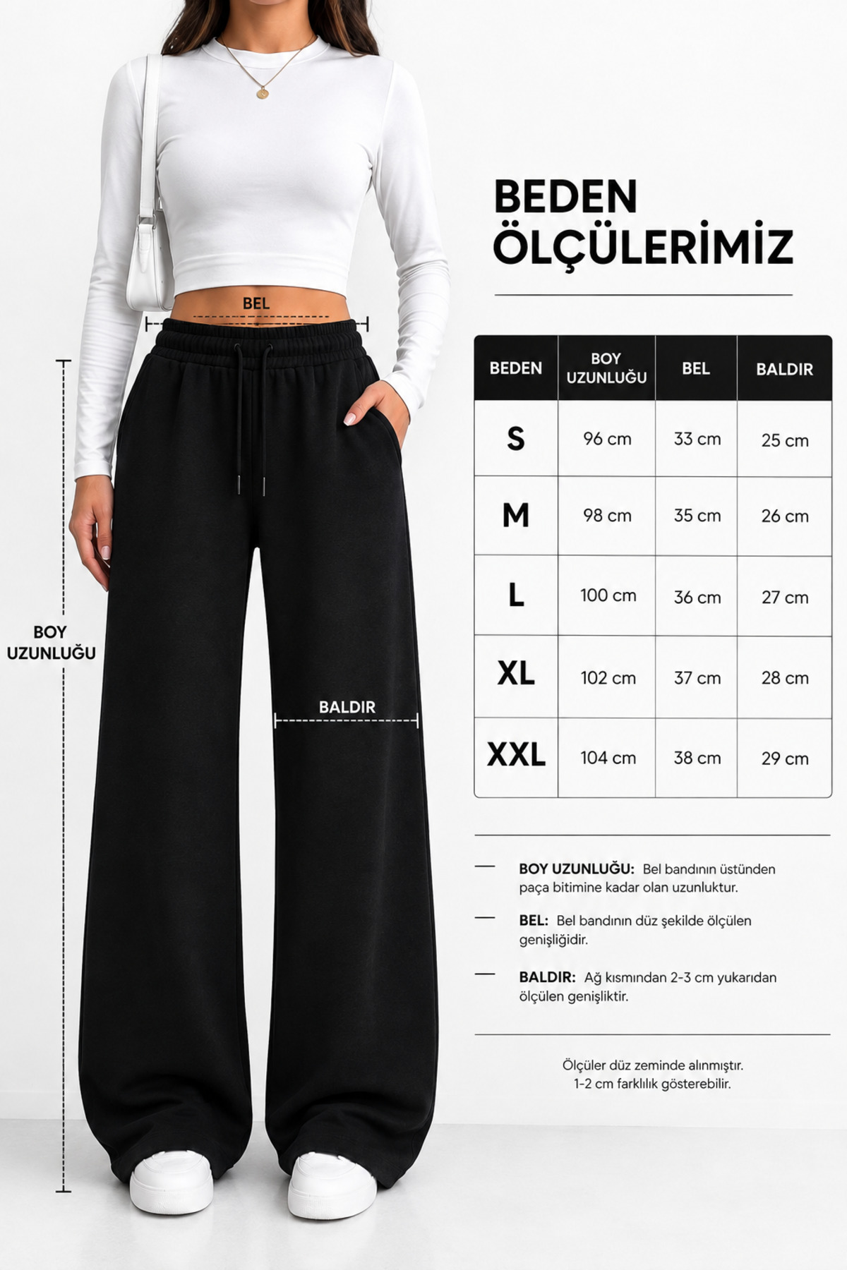 Soqotra İKİ ADET Eşofman Altı Düz Siyah Gri Bol Paça Rahat Kalıp Eşofman görsel 4