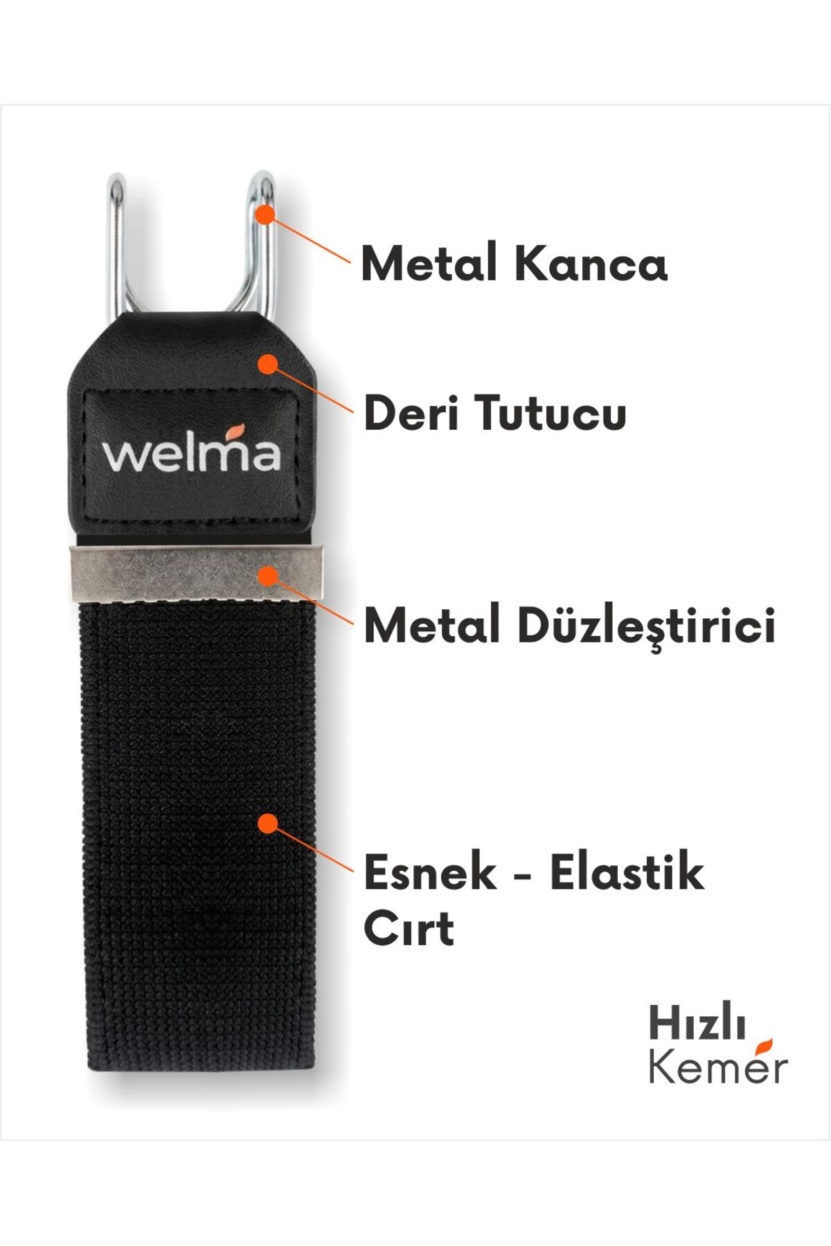 WELMA kemer ile klasik kemerlere veda ediyoruz, benzersiz bir hediye HIZLI KEMER görsel 7