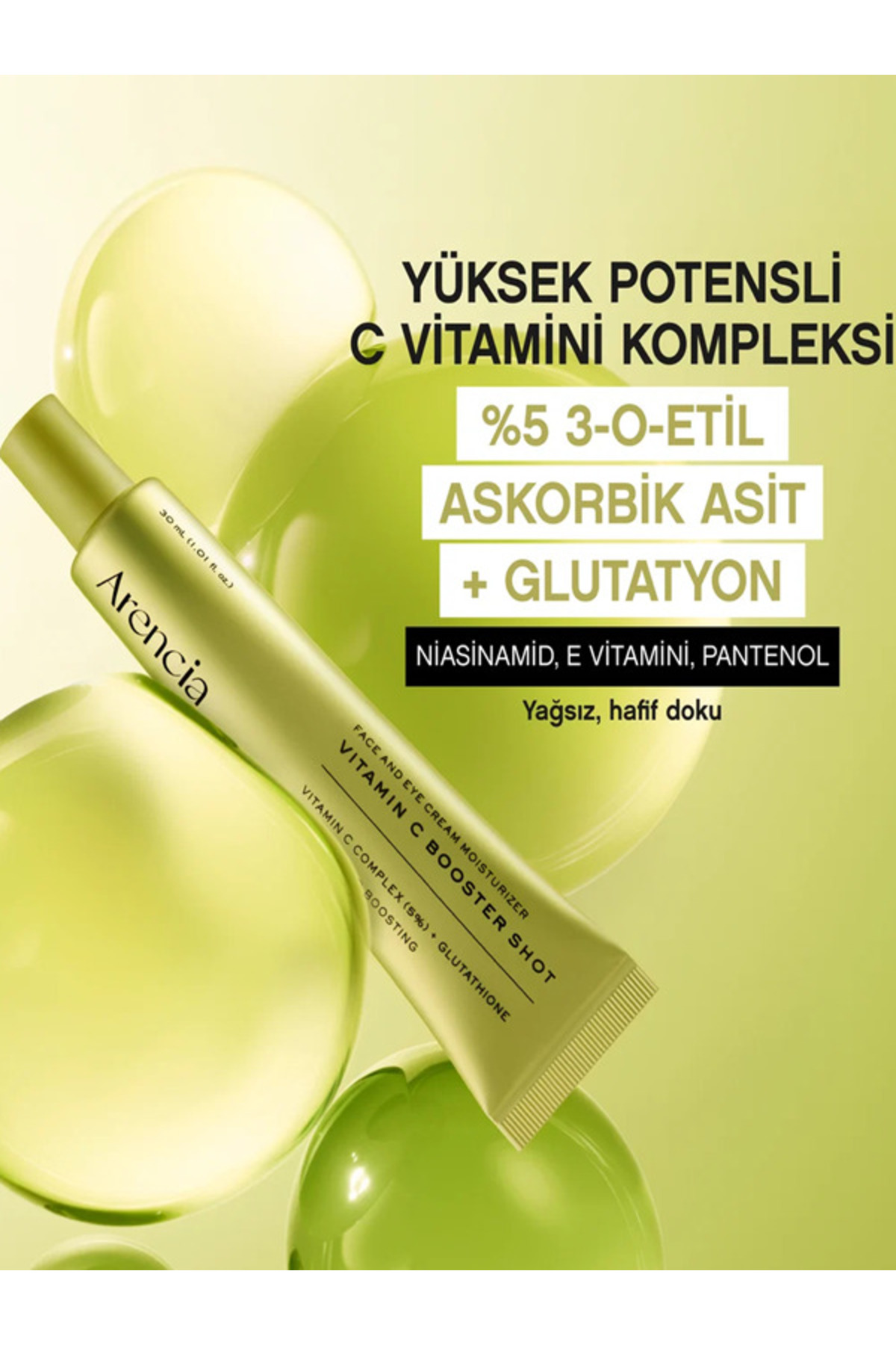 Vitamin C Booster Shot Aydınlatıcı, Canlandırıcı ve Antioksidan Etkili Yüz Serumu 30ml — 43534657 — تصویر 4 از 7