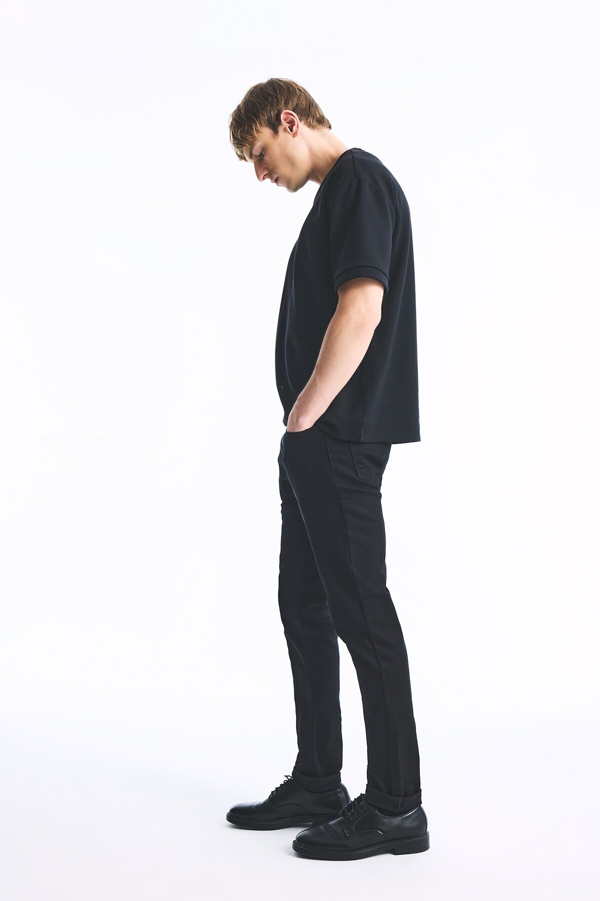 DeFacto Pedro Slim Fit Normal Bel Dar Paça Jean Pantolon S2711AZ26AU görsel 2