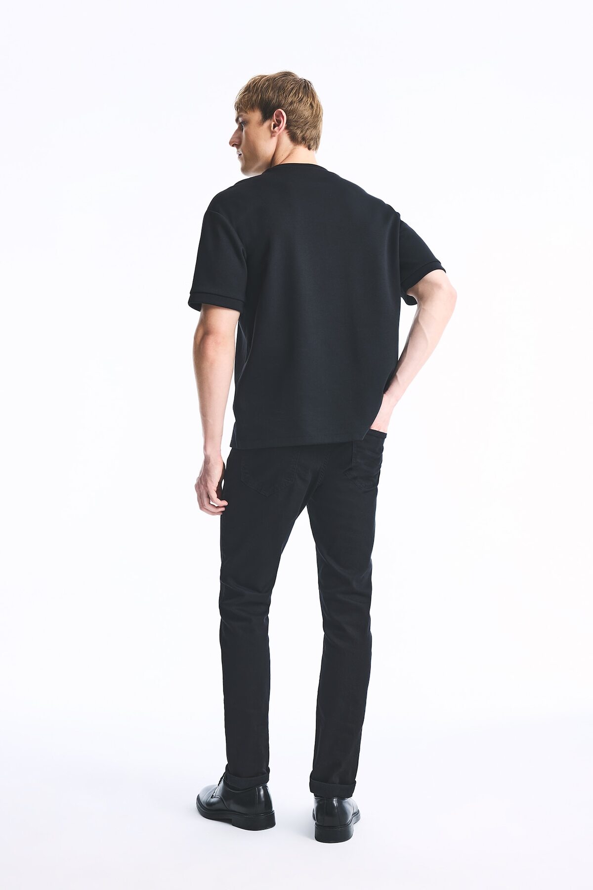 DeFacto Pedro Slim Fit Normal Bel Dar Paça Jean Pantolon S2711AZ26AU görsel 5