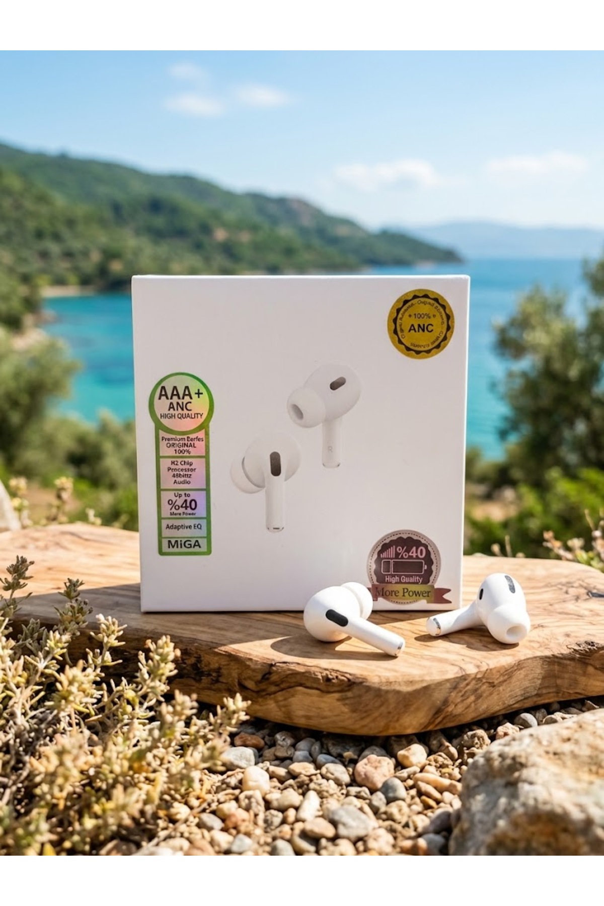 Aikosa AİR Pro 2.AAA+ ANC Nesil Bluetooth Kulaklık - Aktif Gürültü Engelleme (ANC) & Şeffaf Mod