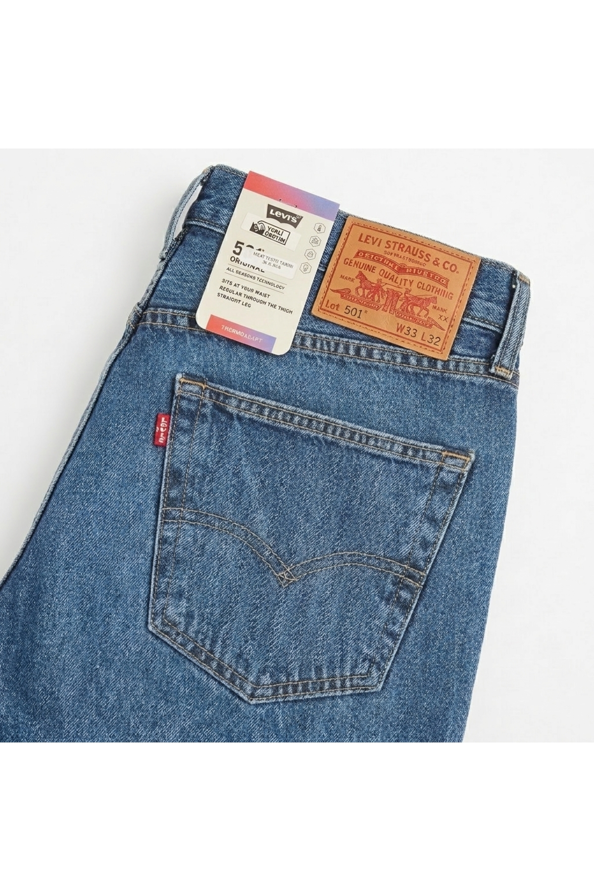 شلوار جین مردانه کلاسیک نخی 501® Thermodapt AllSeansons - 0027 لیوایز شلوار جین Levi's