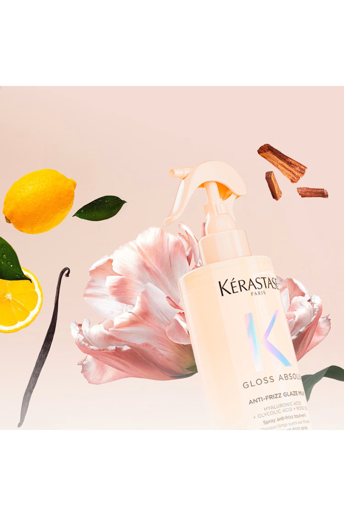 Gloss Absolu Anti-Frizz Glaze – Cam Saç Etkili Pürüzsüzleştirici ve Parlaklık Veren Bakım Sütü Spreyi 190ML — MS11254545589515421