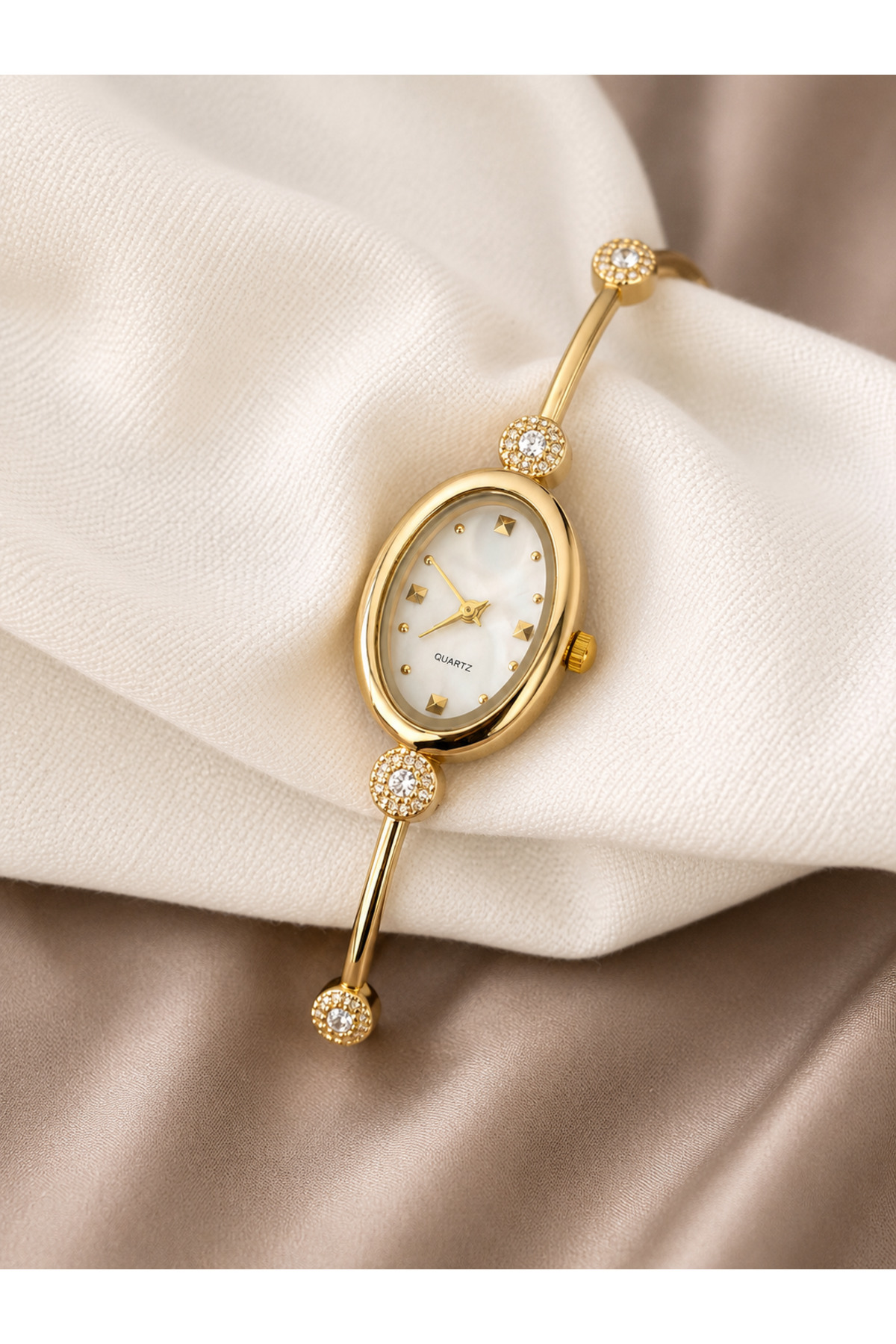 Twelve Kadın Kol Saati / Gold Bracelet Series görsel 2