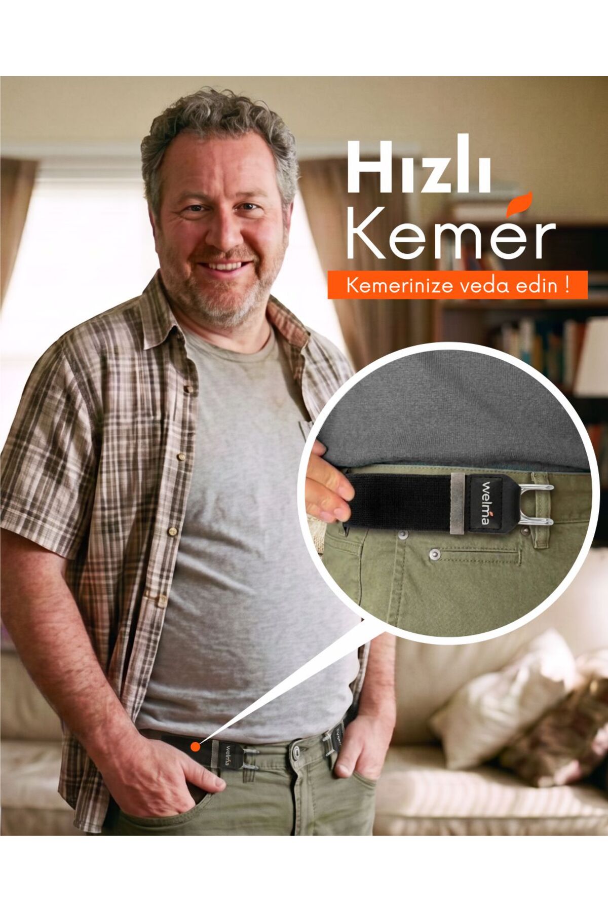 WELMA Kemer Hızlı Kemer, her beden için uygundur, 2 adet görsel 7