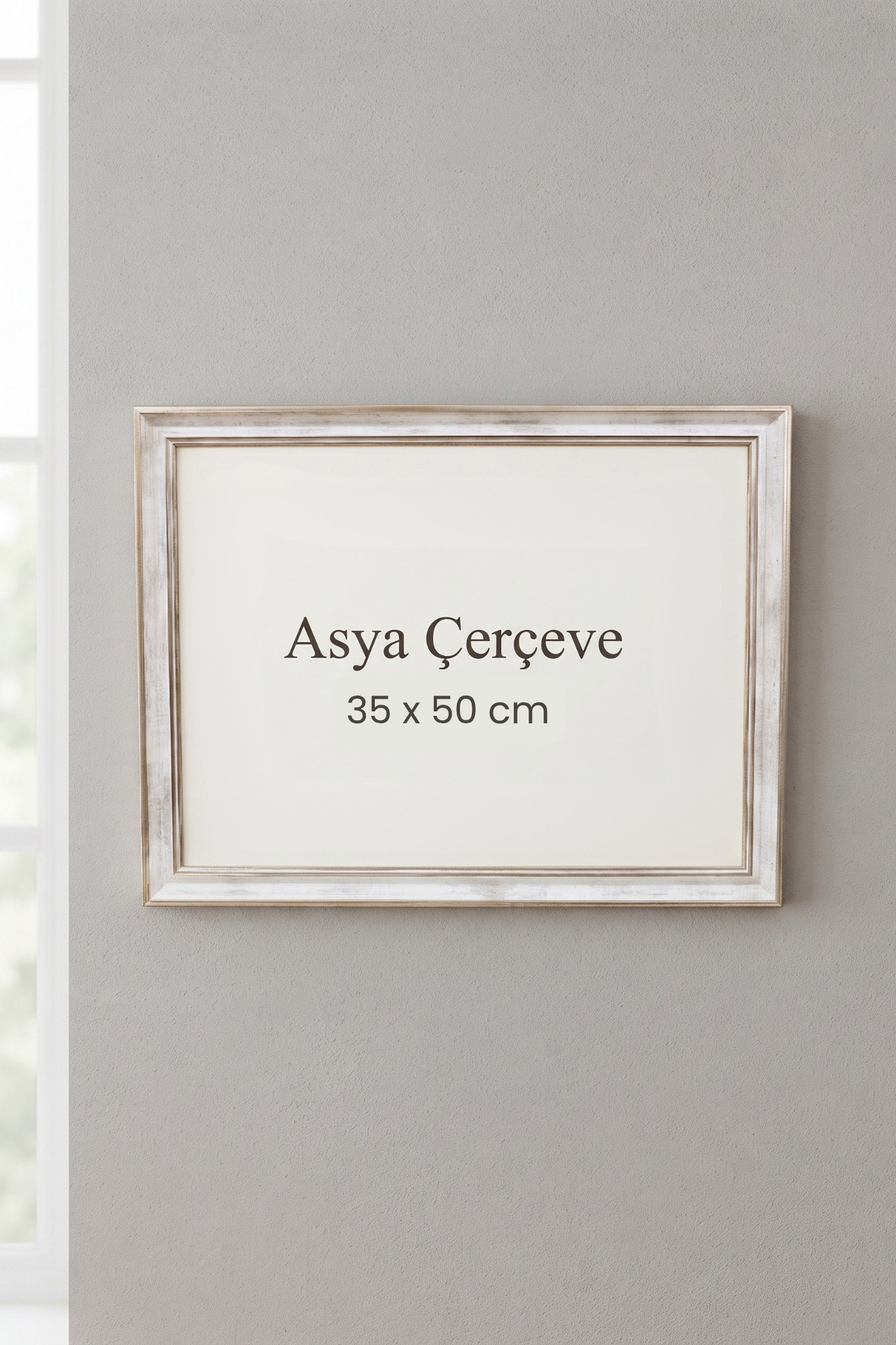 35 x 50 cm Londra Model Antik Desenli Camlı Oda Mutfak Salon Koridor Poster ve Resim Çerçevesi
