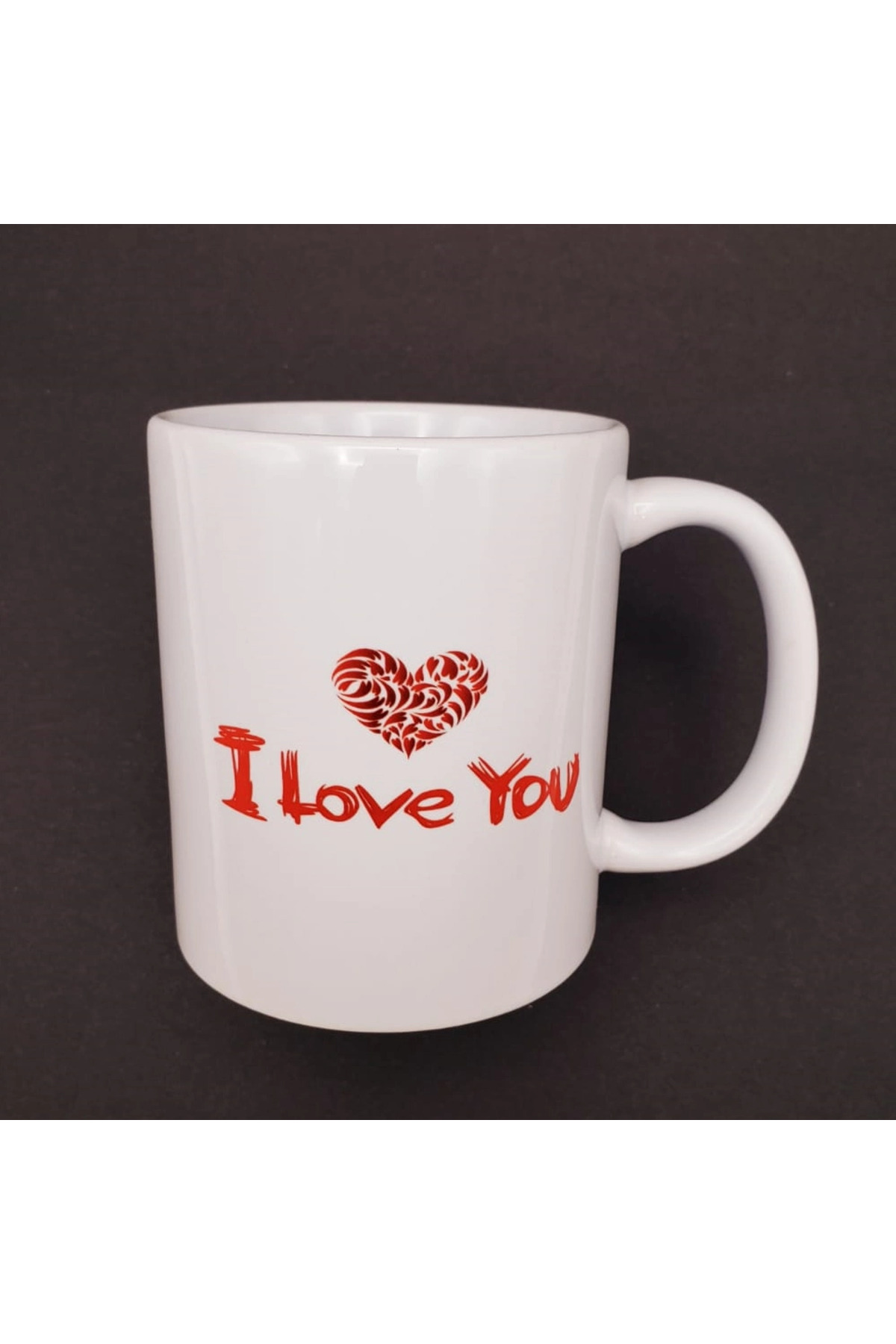 8 X 10 Cm Seramik Bardak I Love You Baskılı