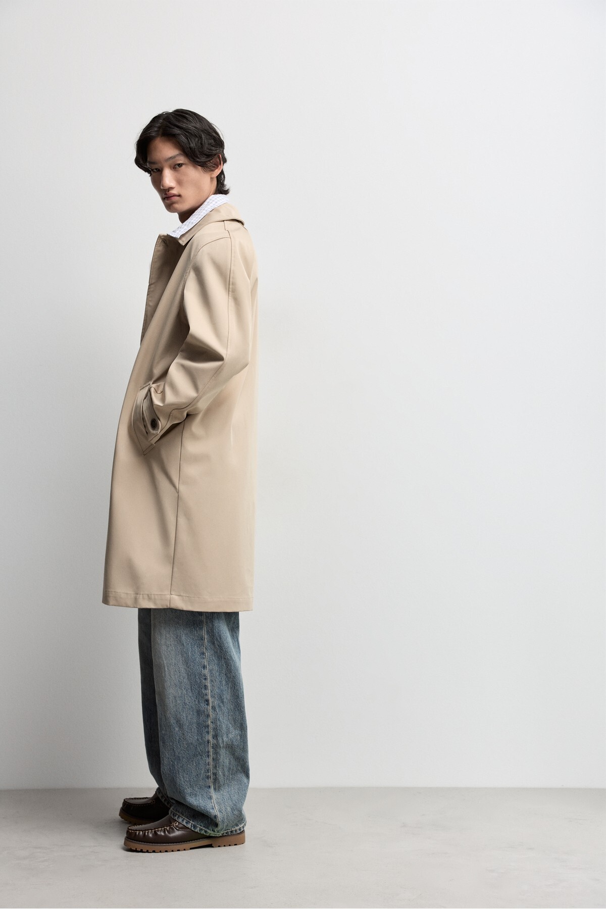 LEFTIES Oversize trençkot görsel 5