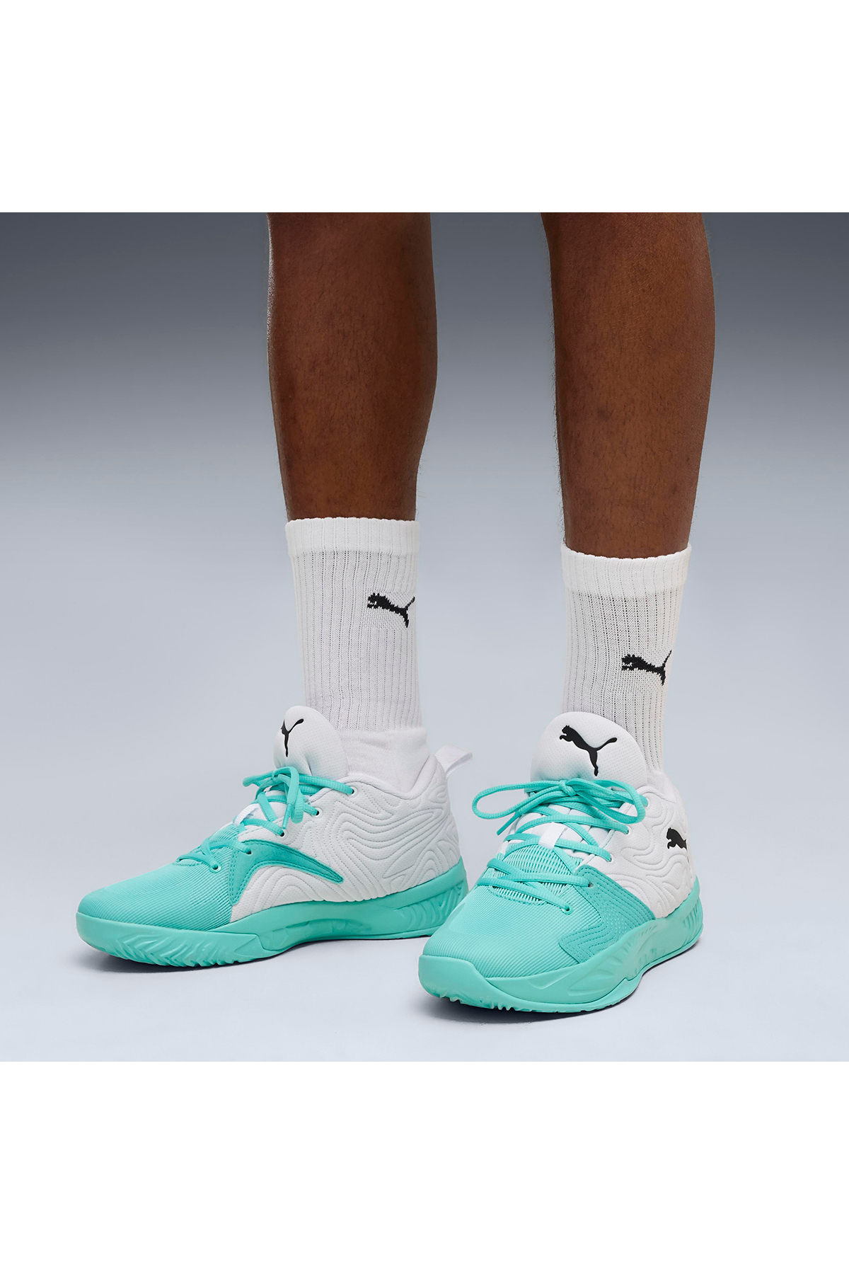 Puma Court Pro 3 Erkek Beyaz Basketbol Ayakkabısı 31383004 görsel 8
