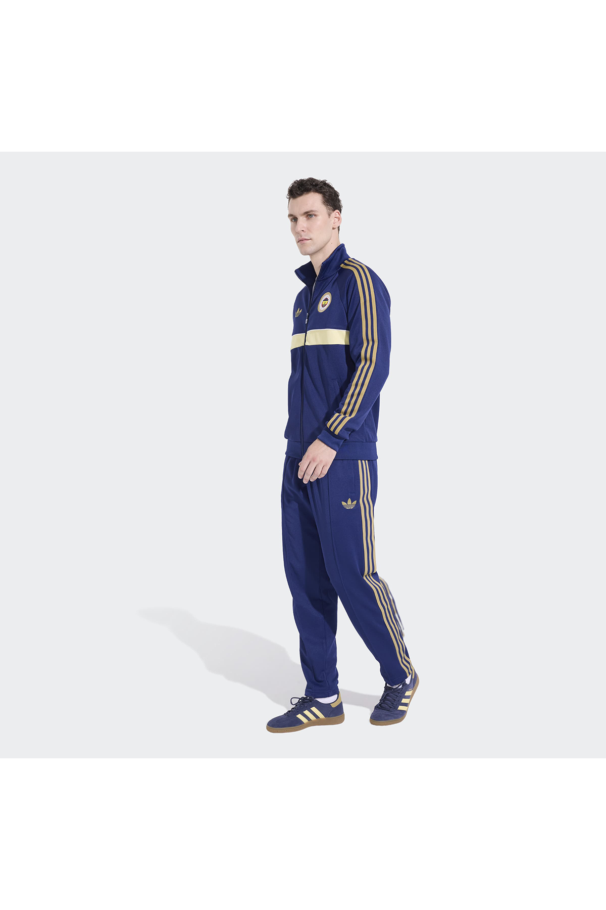 adidas Fenerbahçe Originals Erkek Lacivert Futbol Sweatshirt HZ1020 görsel 3