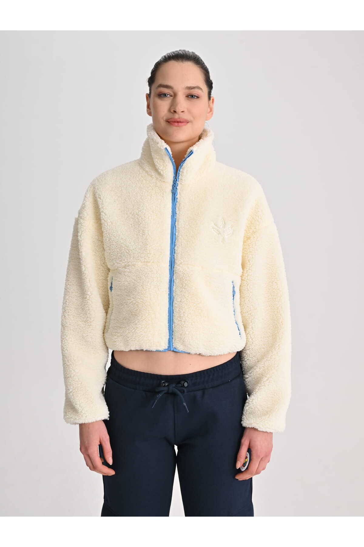 Fenerbahçe KADIN TREND MİKRO DETAYLI PELUŞ SWEAT