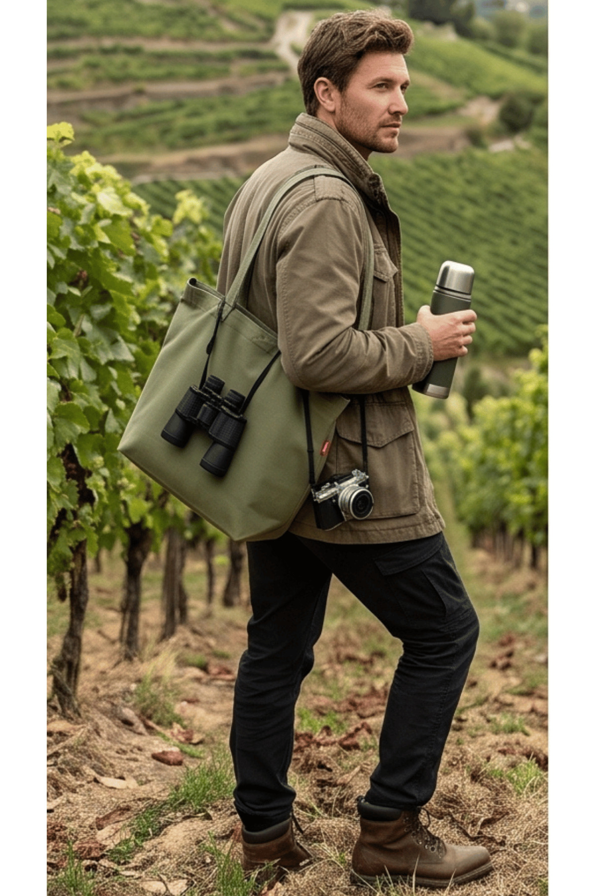 Baghashtag Mellow 340 Sage Tote Bez Çanta görsel 2