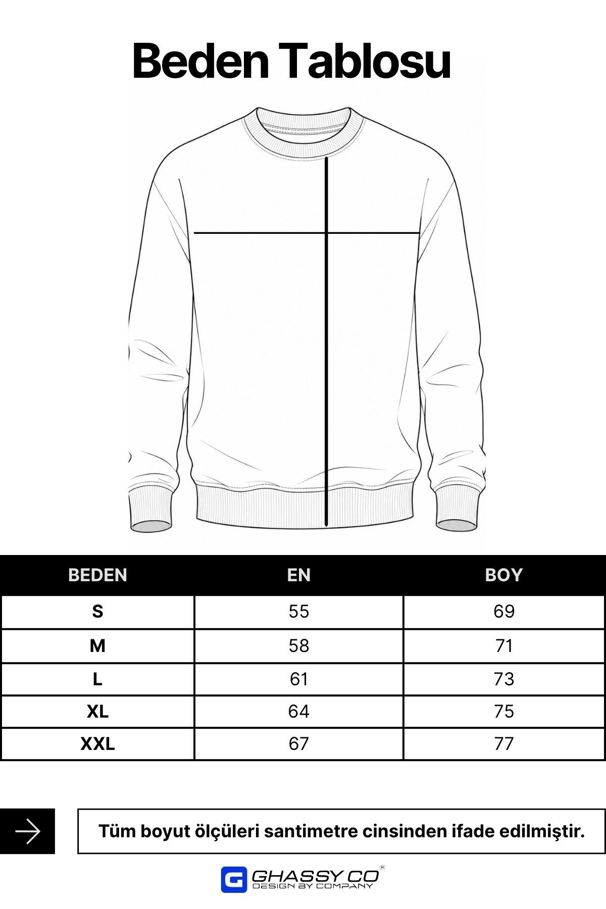 GHASSY CO . Erkek Bisiklet Yaka Spor Sweatshirt Basic Günlük Rahat Pamuklu Uzun Kollu Sweat görsel 3