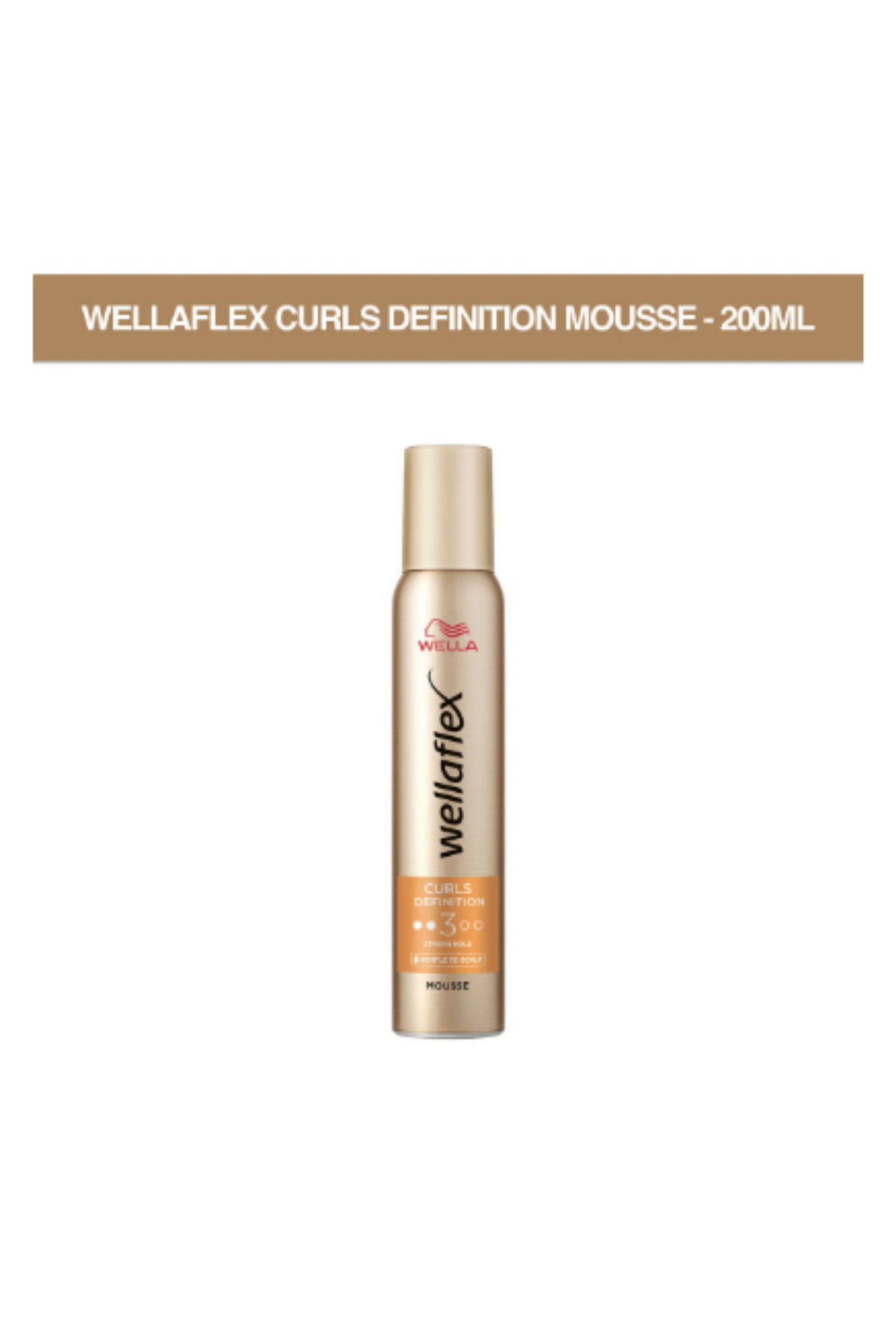 Wella flex 200 ml Curls Bukle Saç Köpüğü 3 Adet Güçlü Tutuş ile Bukleleri Belirginleştirir — NCF--Flex3 — تصویر 2 از 2