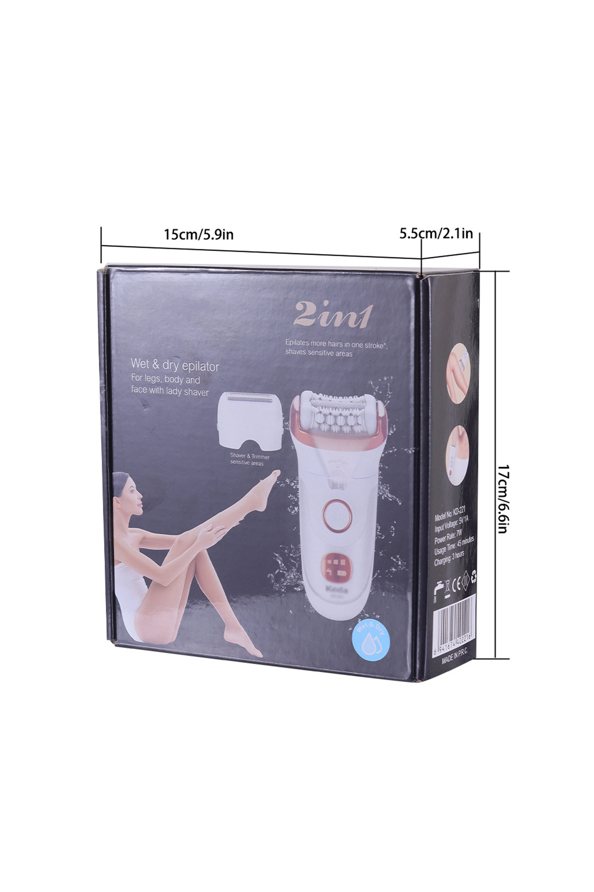  این ایده خوبی است. روشنایی LED، شارژ سریع USB، استفاده خشک و خنک — KT001  — تصویر 8 از 8