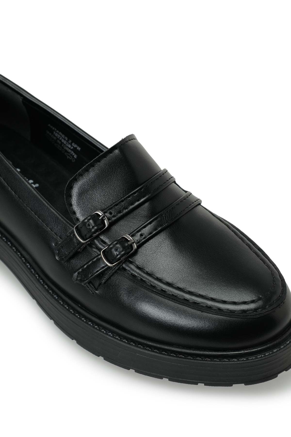Polaris ANTARES.Z Siyah Kadın Loafer görsel 7