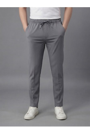 MODA NAZAN Premium Comfort Lastikli Bel Likralı Erkek Pantolonu