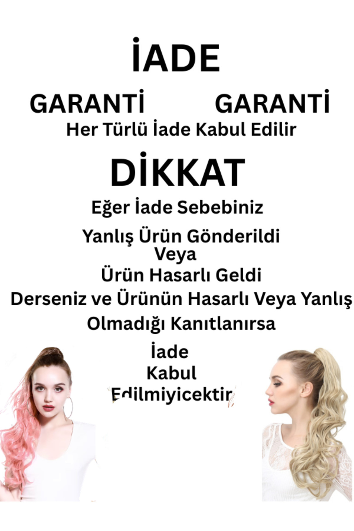 YARAT Bakır Kırmızı 66 Cm Dalgalı Tokalı At Kuyrugu, Kalite Fiber Sentetik Isıya Dayanıklı Mandal, 150 Gram görsel 5