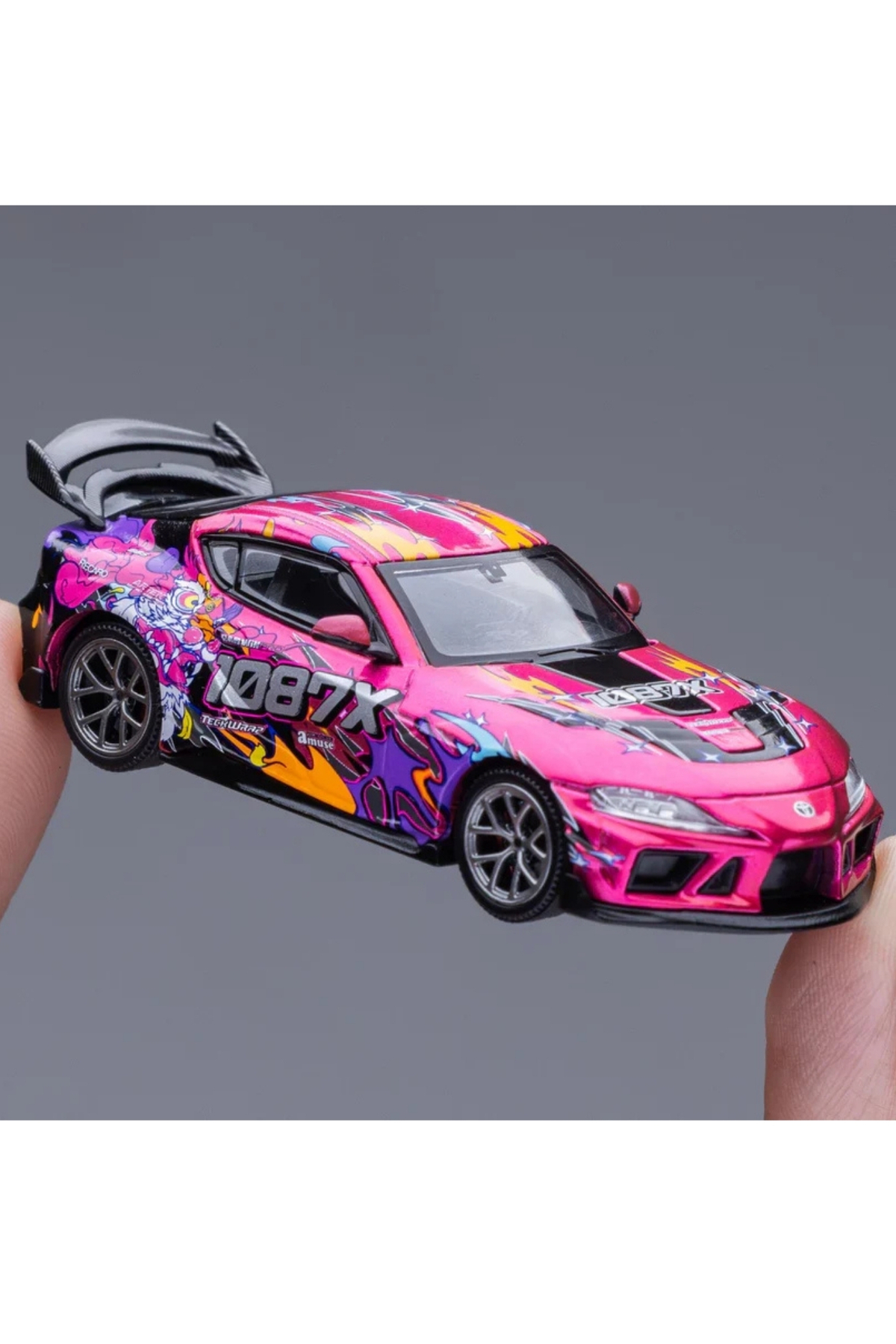 pop race 1 Pop Race Toyota GR Supra DarwinPro 66G WBK 1/64 Diecast