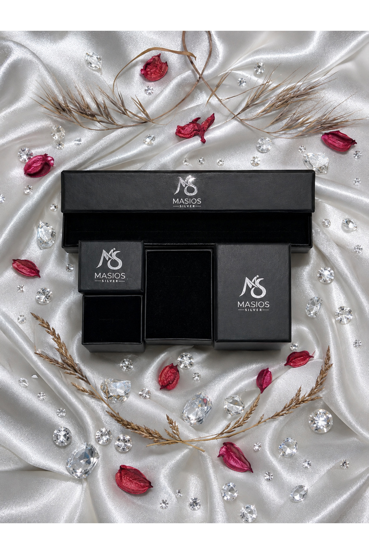 Masios Silver Zirkon Taşlı Gold Renk 4 Yapraklı Yonca Model 925 Ayar Gümüş Kolye görsel 7