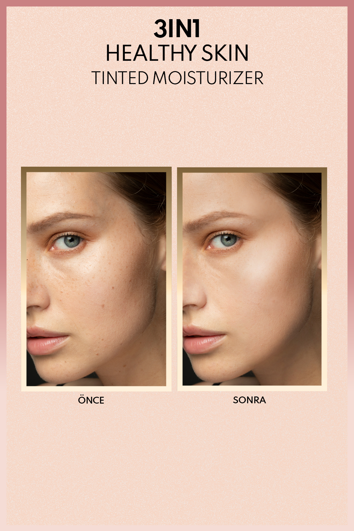 کرم مرطوب کننده رنگی روشن 3 در 1 Healthy Skin با SPF 50، رنگ روشن، اصلاح کننده و روشن کننده — بژ MSTR رنگی — تصویر 5 از 8