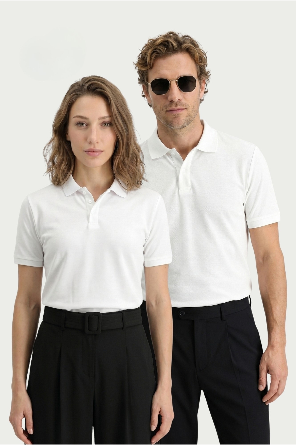Kiğılı Polo Yaka Regular Fit Nakışlı Pamuk Tişört görsel 2
