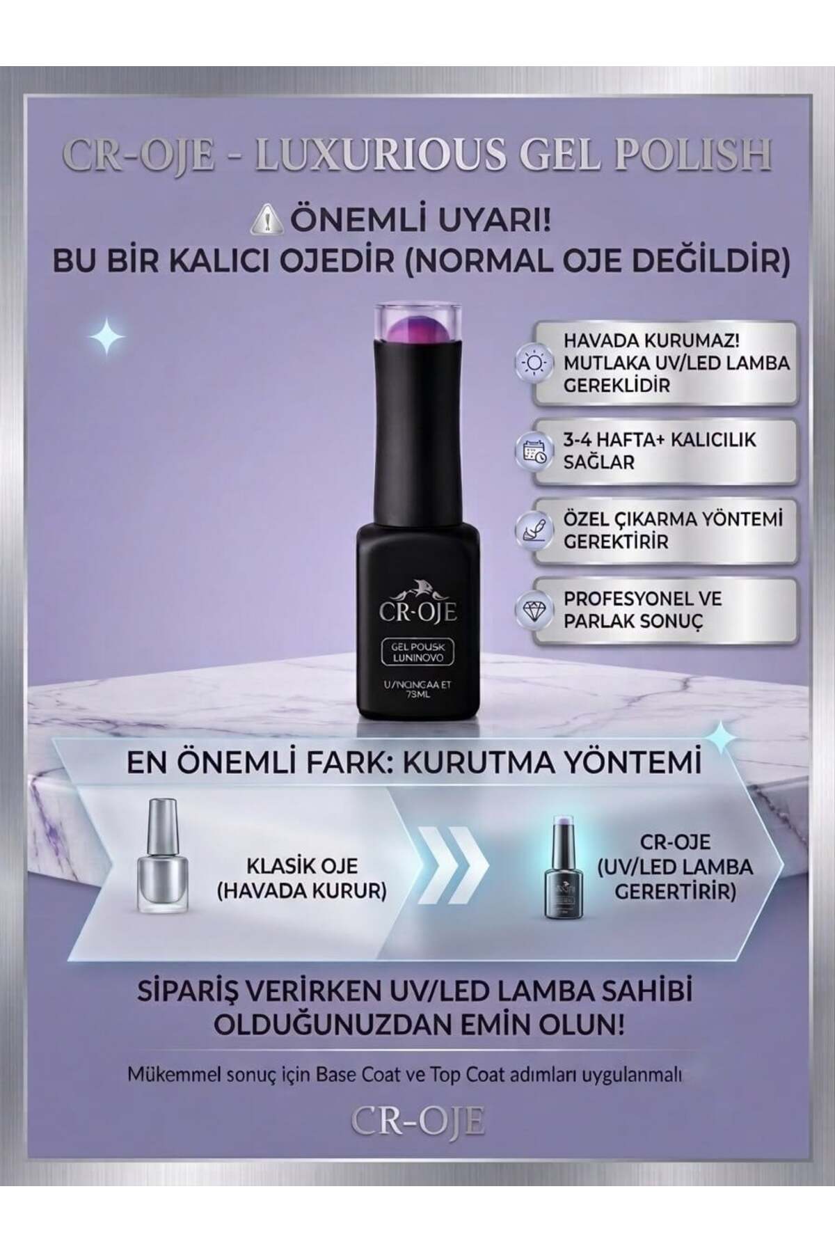 Inci Tanecikli Manyetik Cat Eye / Kedi Gözü- PC035 (5 ML) — رنگارنگ yenicateyeserisi — تصویر 3 از 5