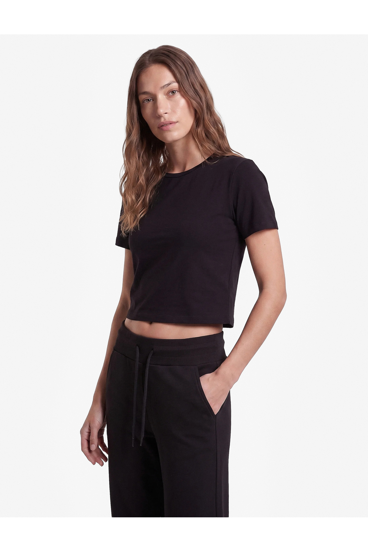 Koton Slim Fit Kısa Kollu Pamuklu Bisiklet Yaka Spor Tişört görsel 2