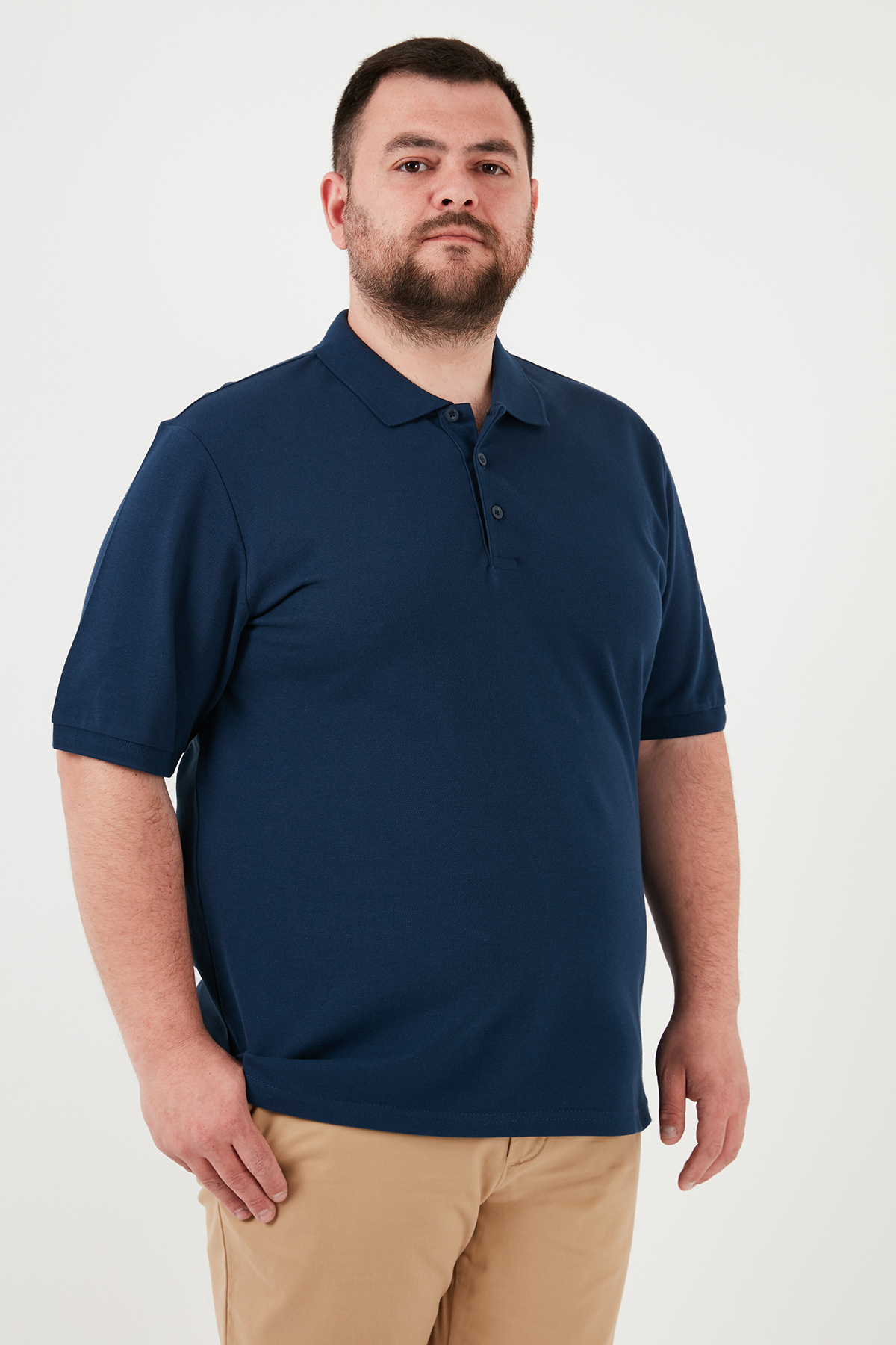 Buratti Pamuklu Regular Fit Büyük Beden Polo Yaka T Shirt Erkek POLO YAKA T SHİRT 5902127B görsel 2