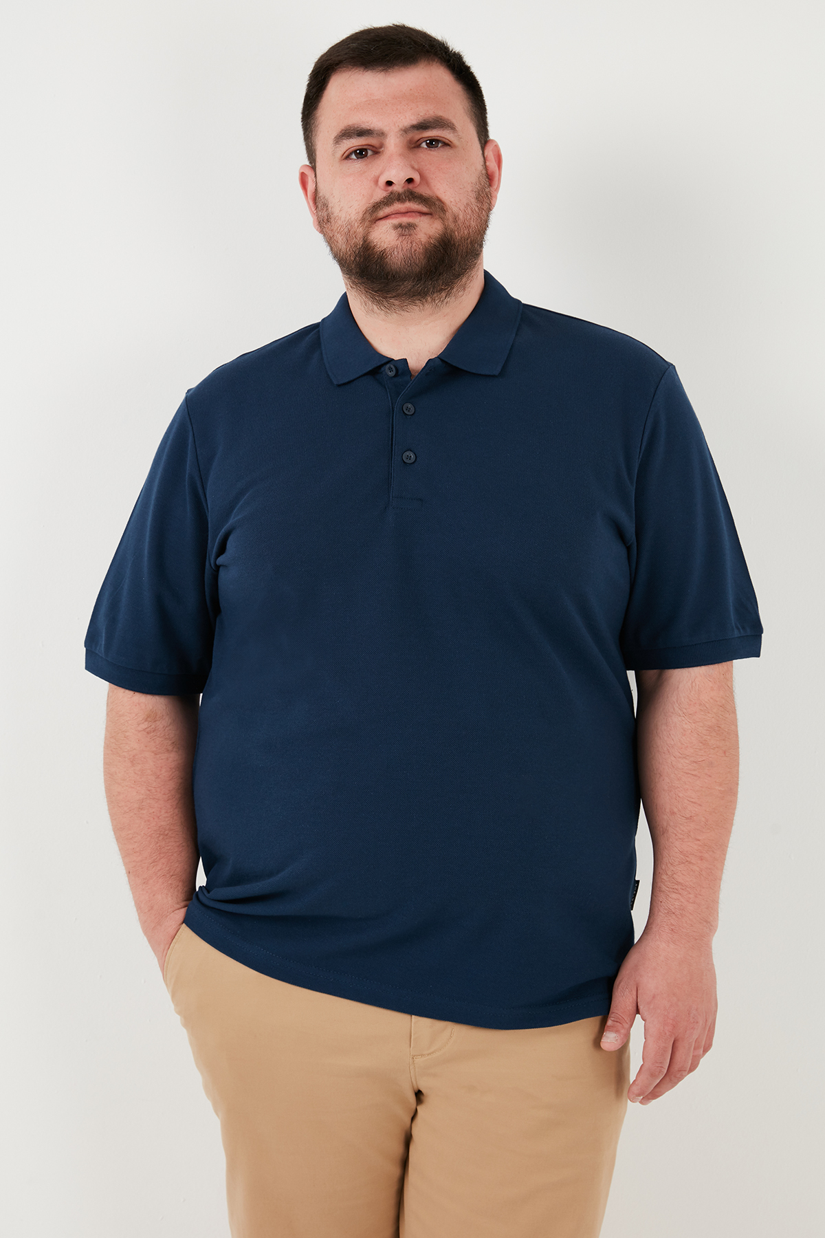 Buratti Pamuklu Regular Fit Büyük Beden Polo Yaka T Shirt Erkek POLO YAKA T SHİRT 5902127B görsel 5