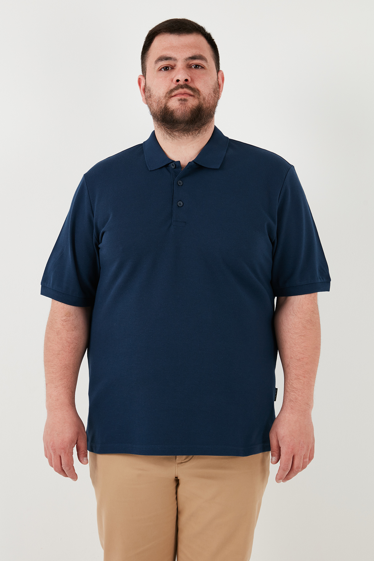 Buratti Pamuklu Regular Fit Büyük Beden Polo Yaka T Shirt Erkek POLO YAKA T SHİRT 5902127B görsel 3