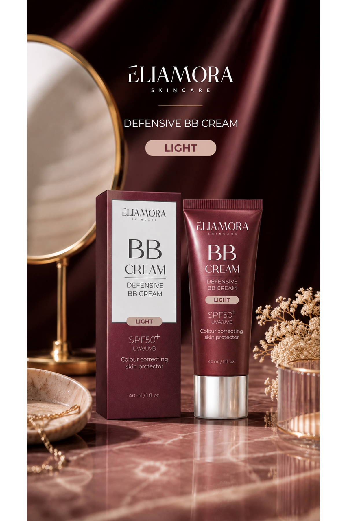 Bb Cream +50 SPF High Protective Light — مشکی bbcream0001 — تصویر 7 از 7