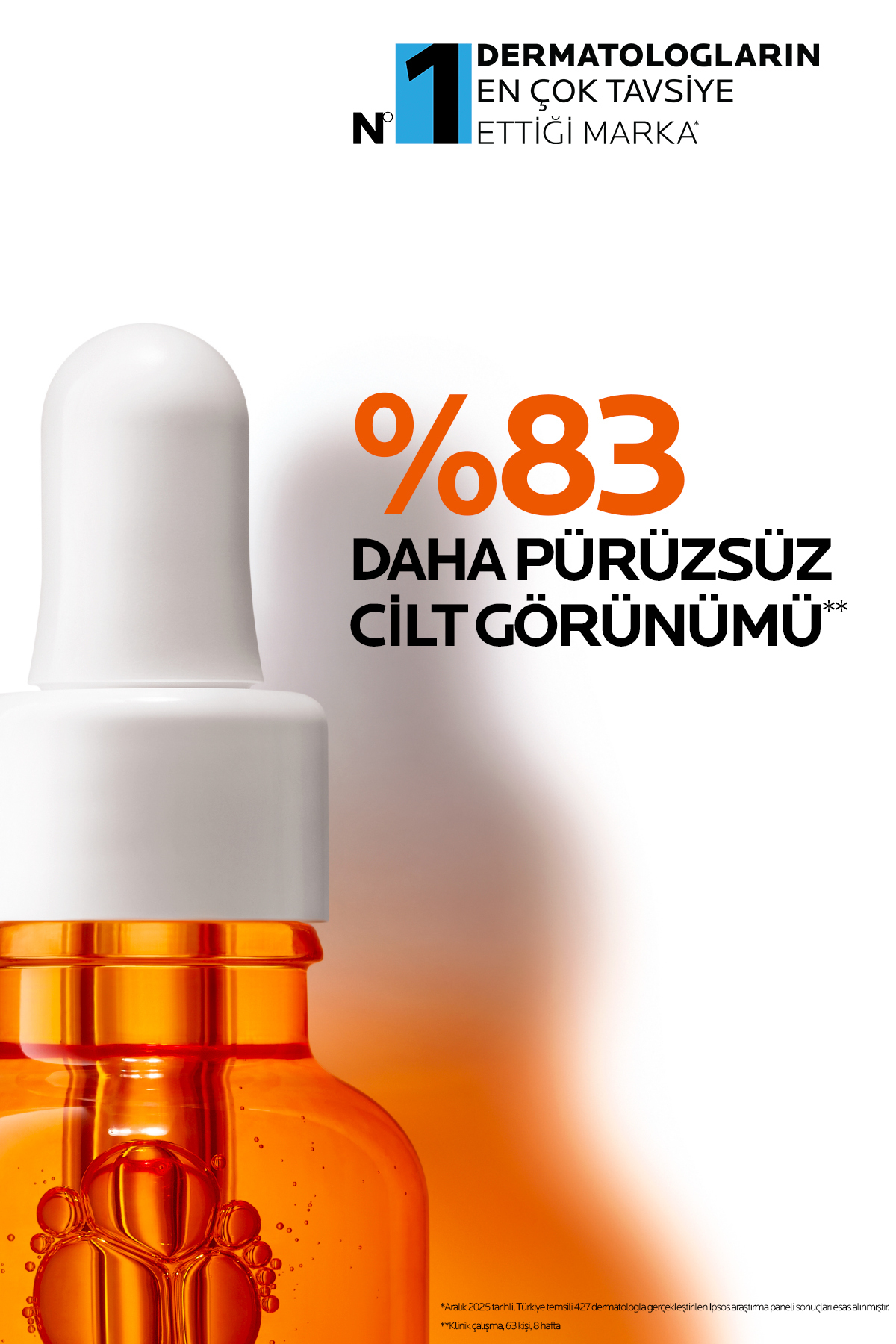 Saf C12 Vitamini Hassas Cilt Tipleri İçin C Vitamini İçerikli Işıltı Veren Antioksidan Serum 30 ml — La Roche Posay Vitamin — تصویر 2 از 8