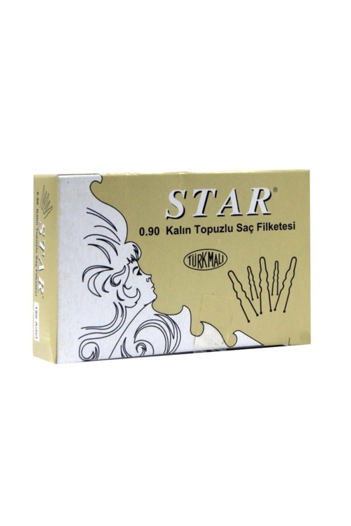 Star 0.90 Kalın Topuzlu Saç Filketesi - 150 Adet görsel 2